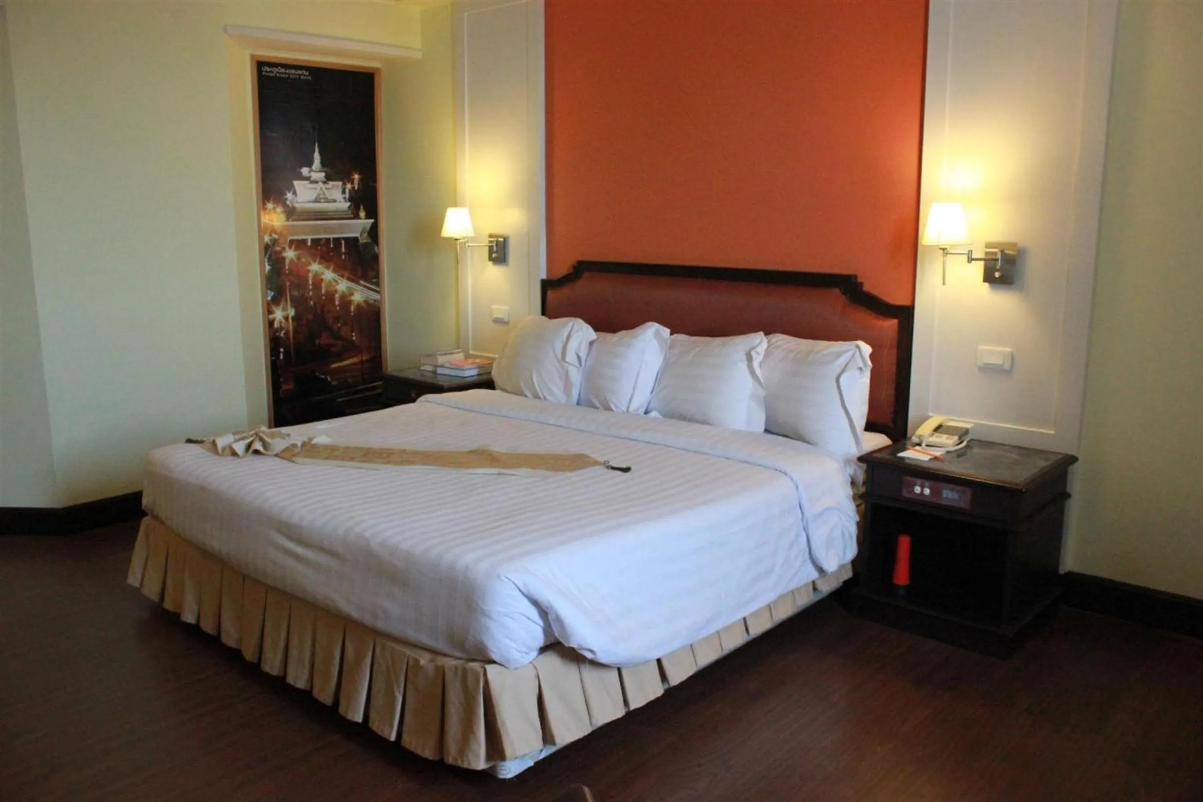 Photo of the whole room, Bed in Charoen Thani Hotel, Khon Kaen