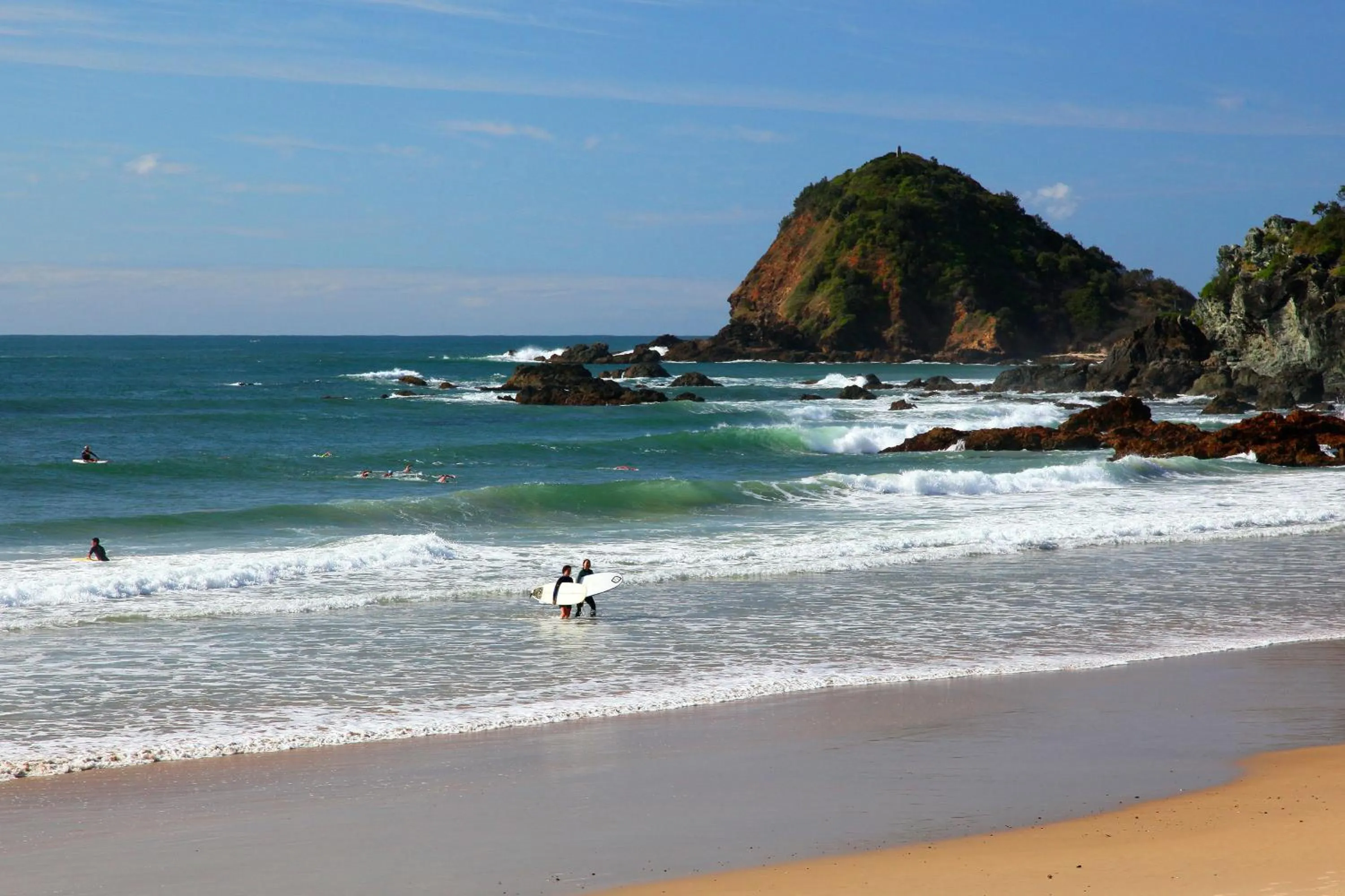 Beach in Flynns on Surf Beach Villas