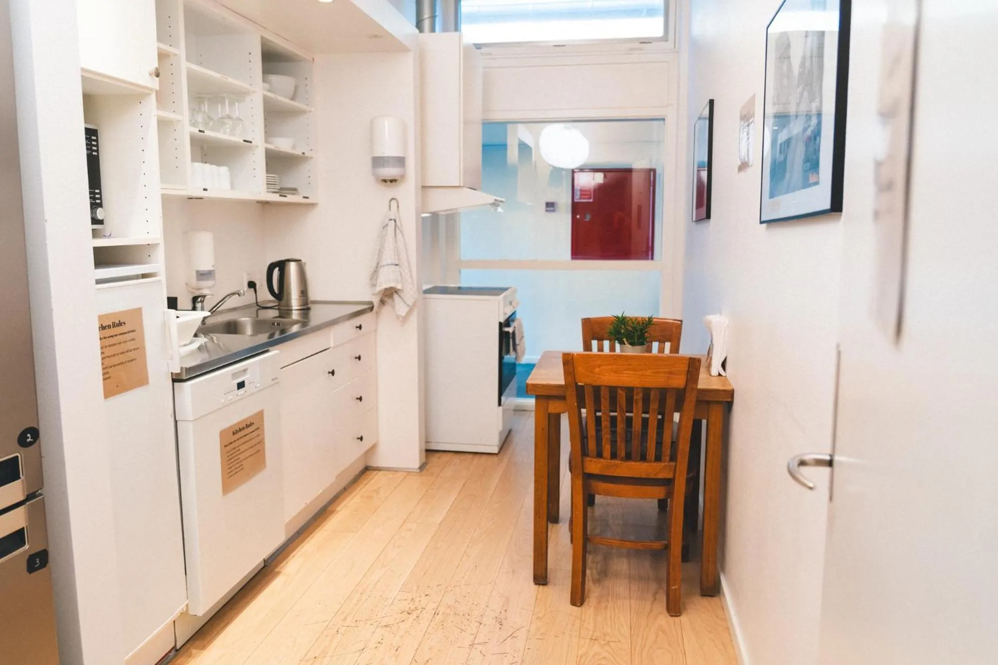 Communal kitchen in Danhostel Aarhus City