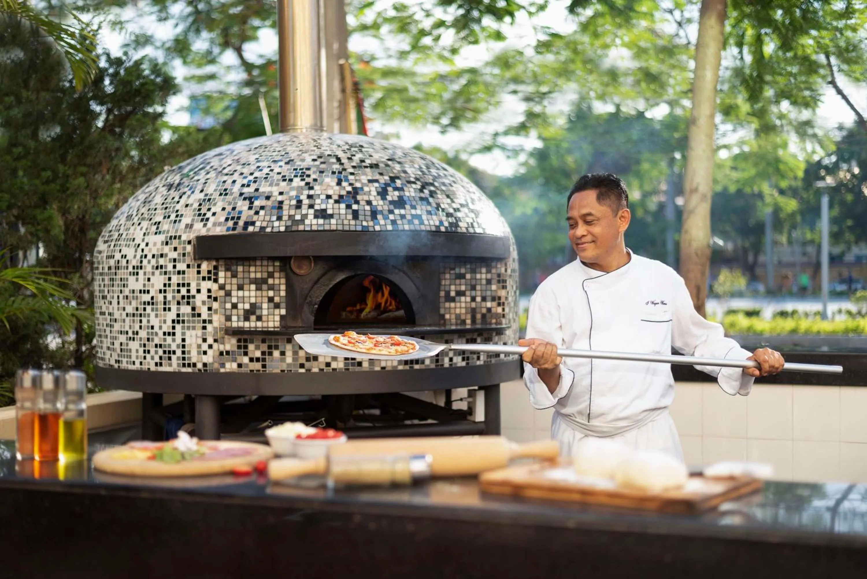 Dining area in Hai Phong Harbour View Hotel