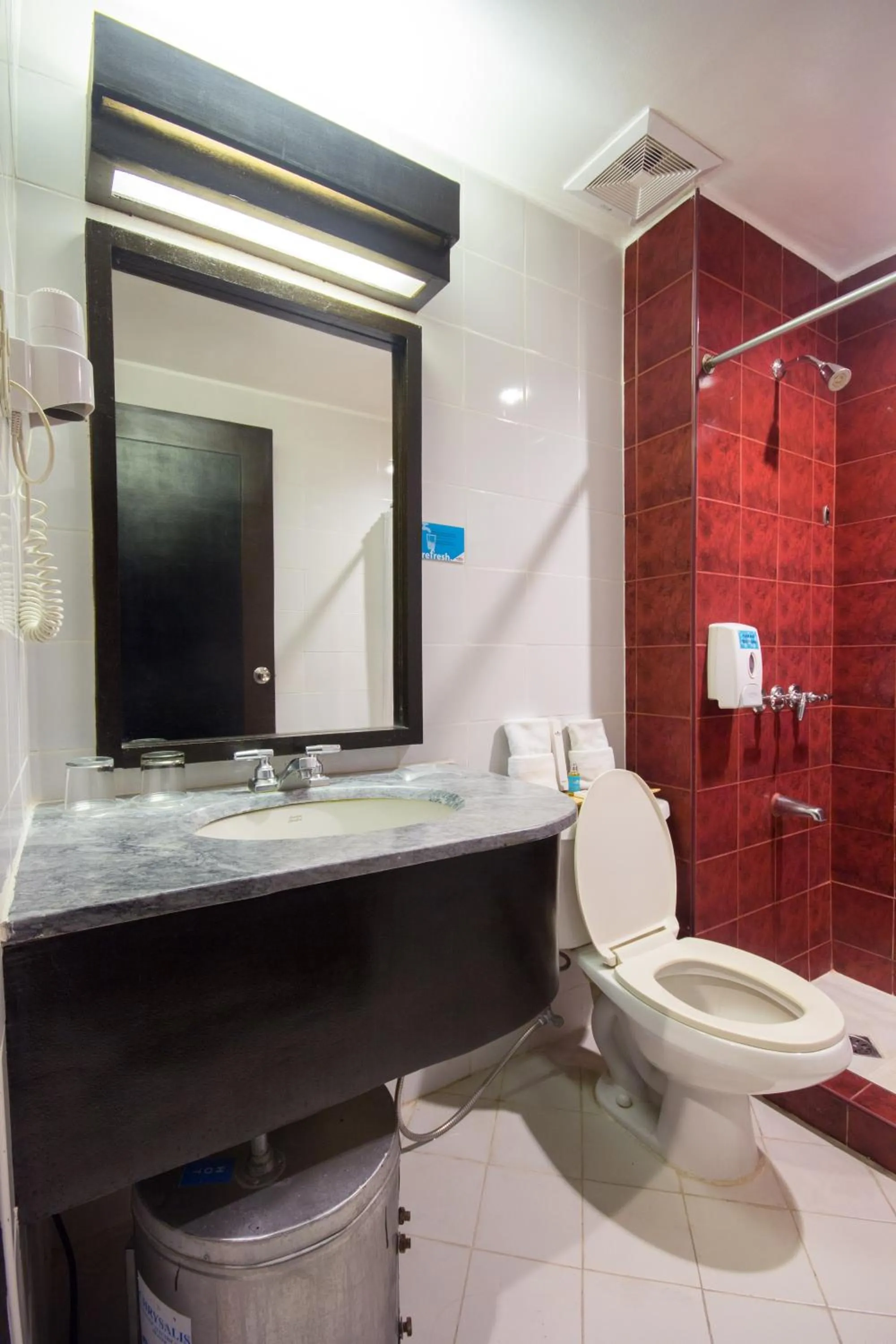 Bathroom in Microtel by Wyndham Eagle Ridge