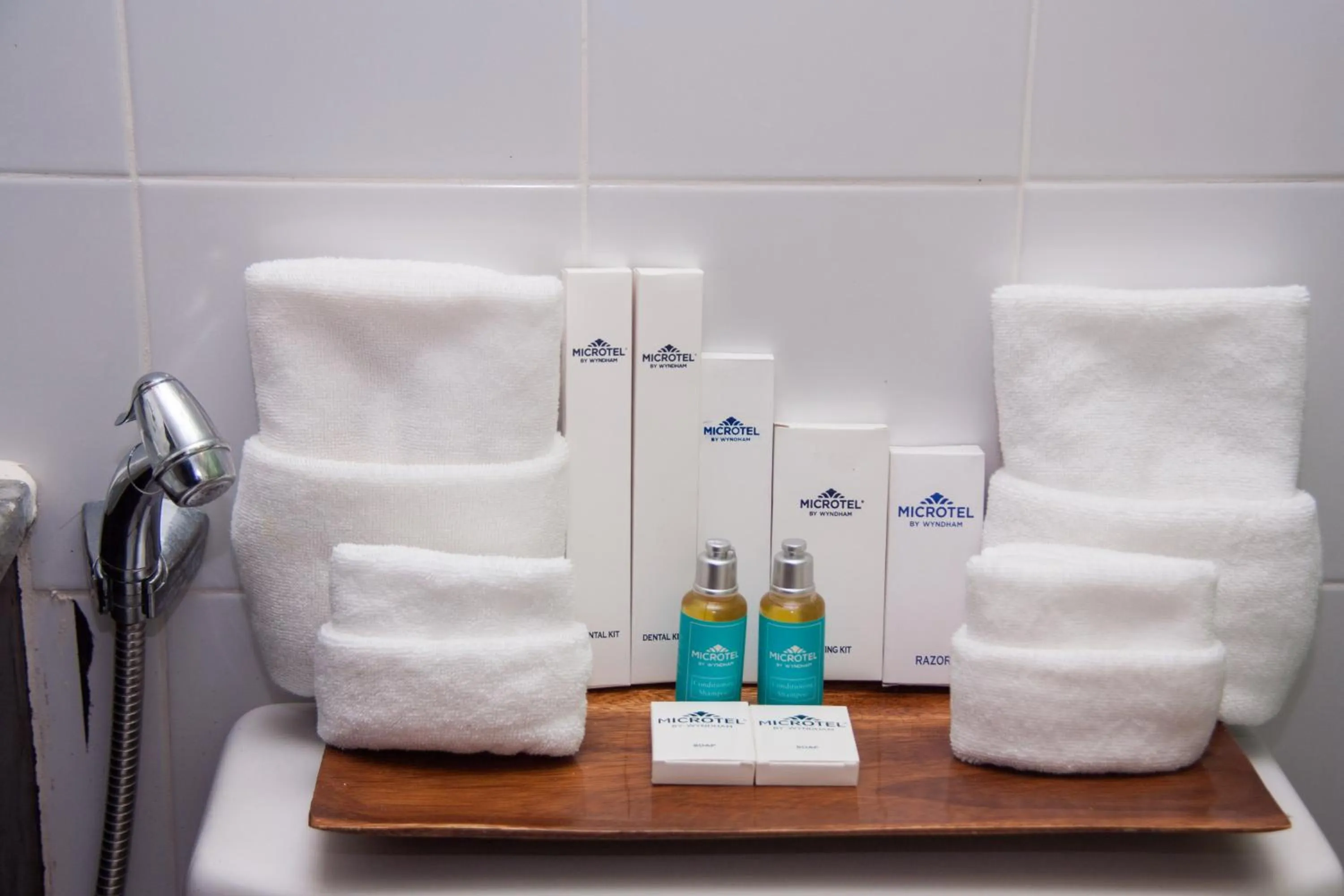 Bathroom in Microtel by Wyndham Eagle Ridge