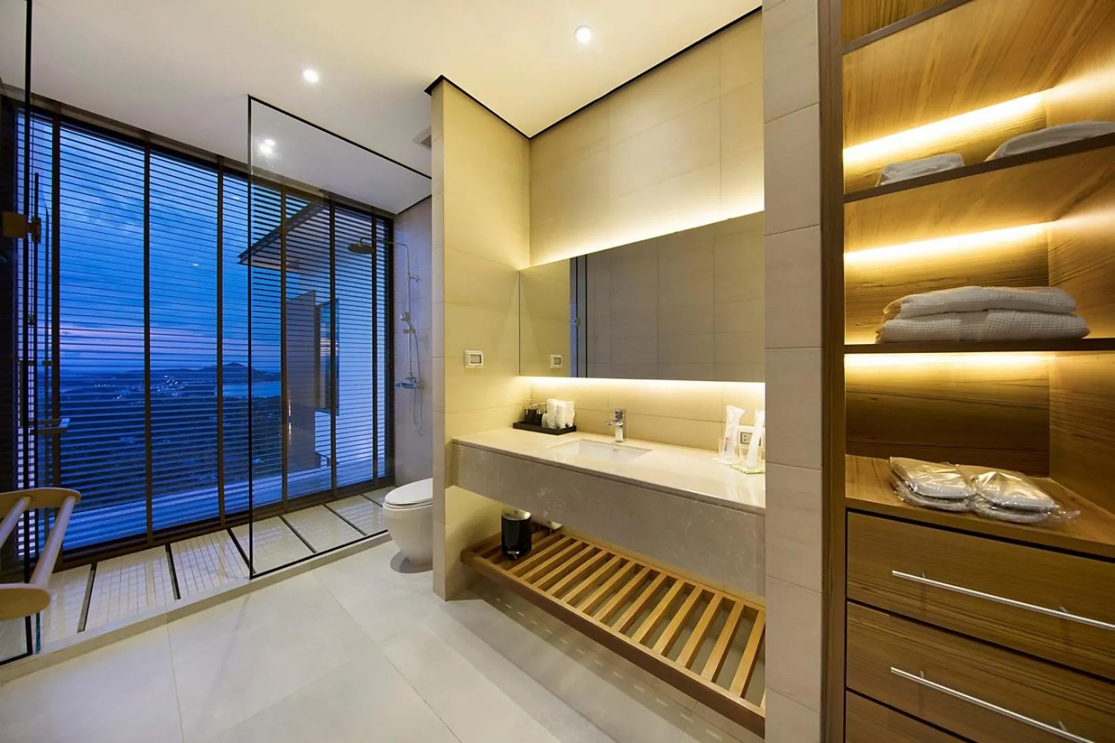 Bed in Samui Sea Star Villa