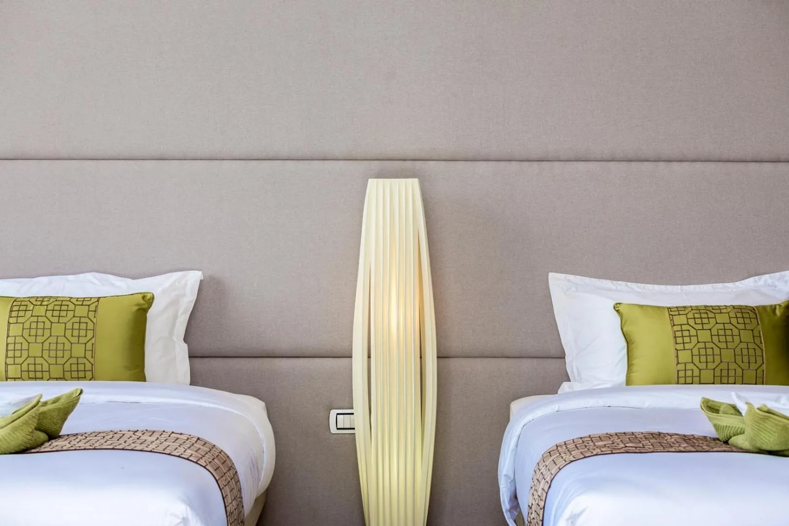 Bed in Samui Sea Star Villa