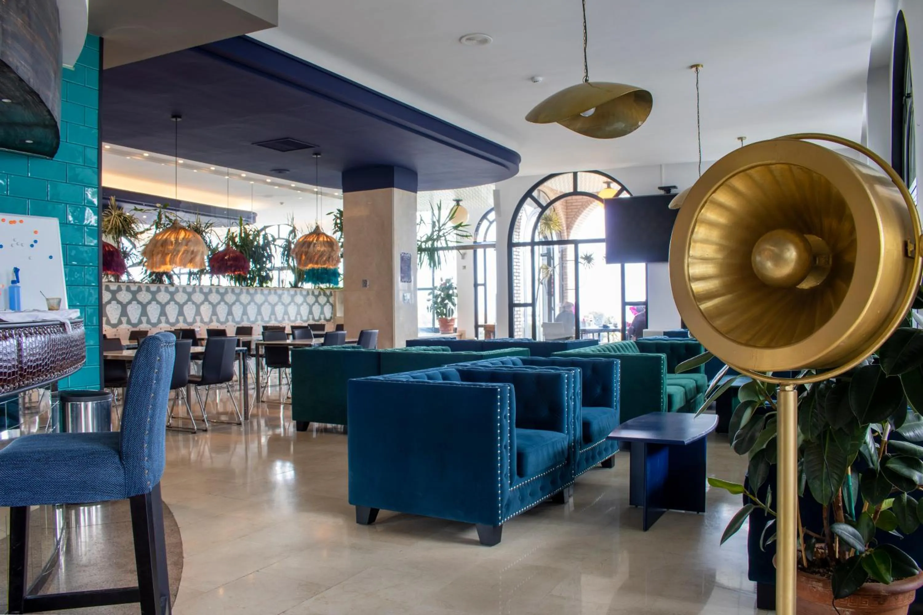 Lounge or bar in Hotel Olimpo