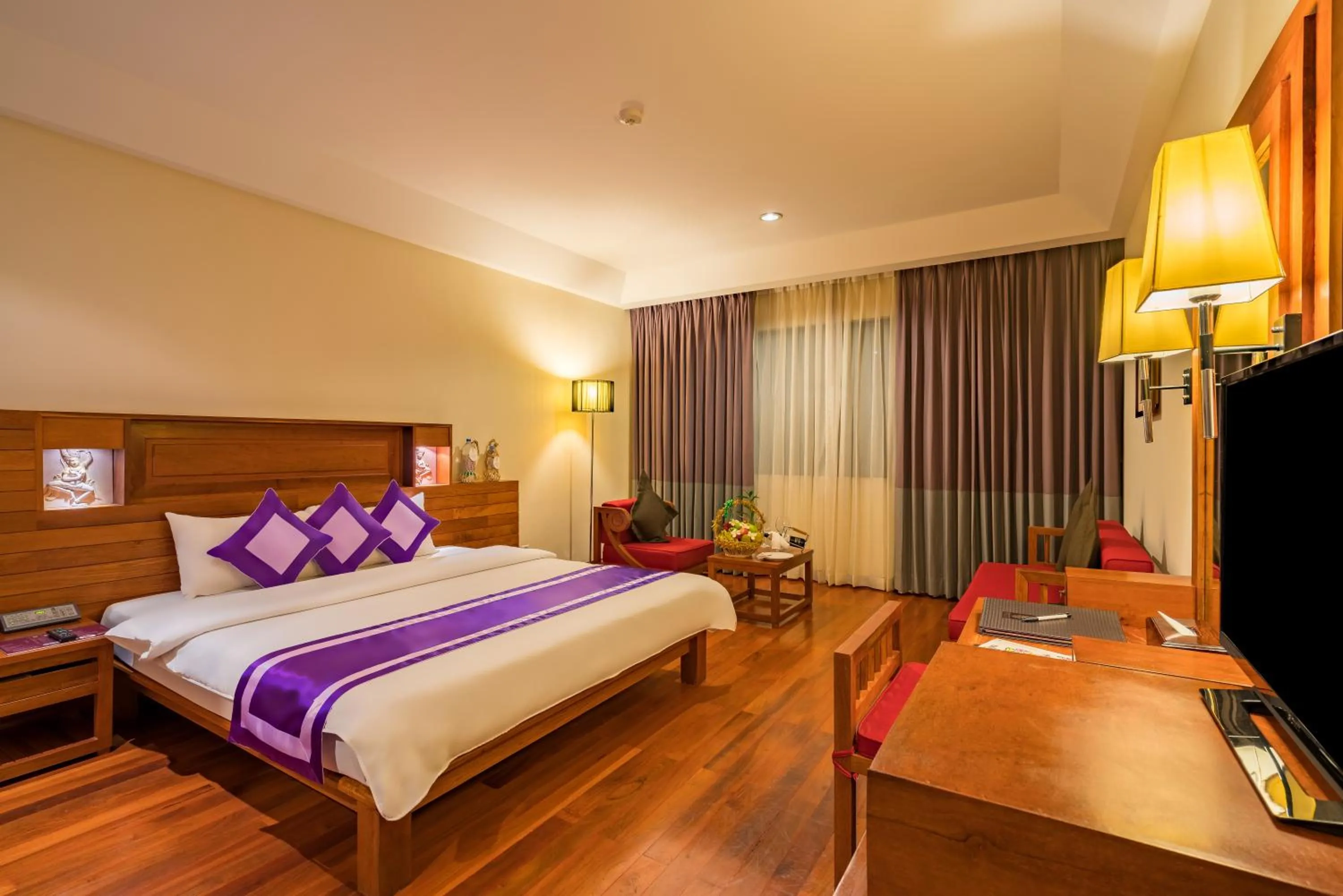 Bedroom, Bed in Angkor Miracle Resort & Spa