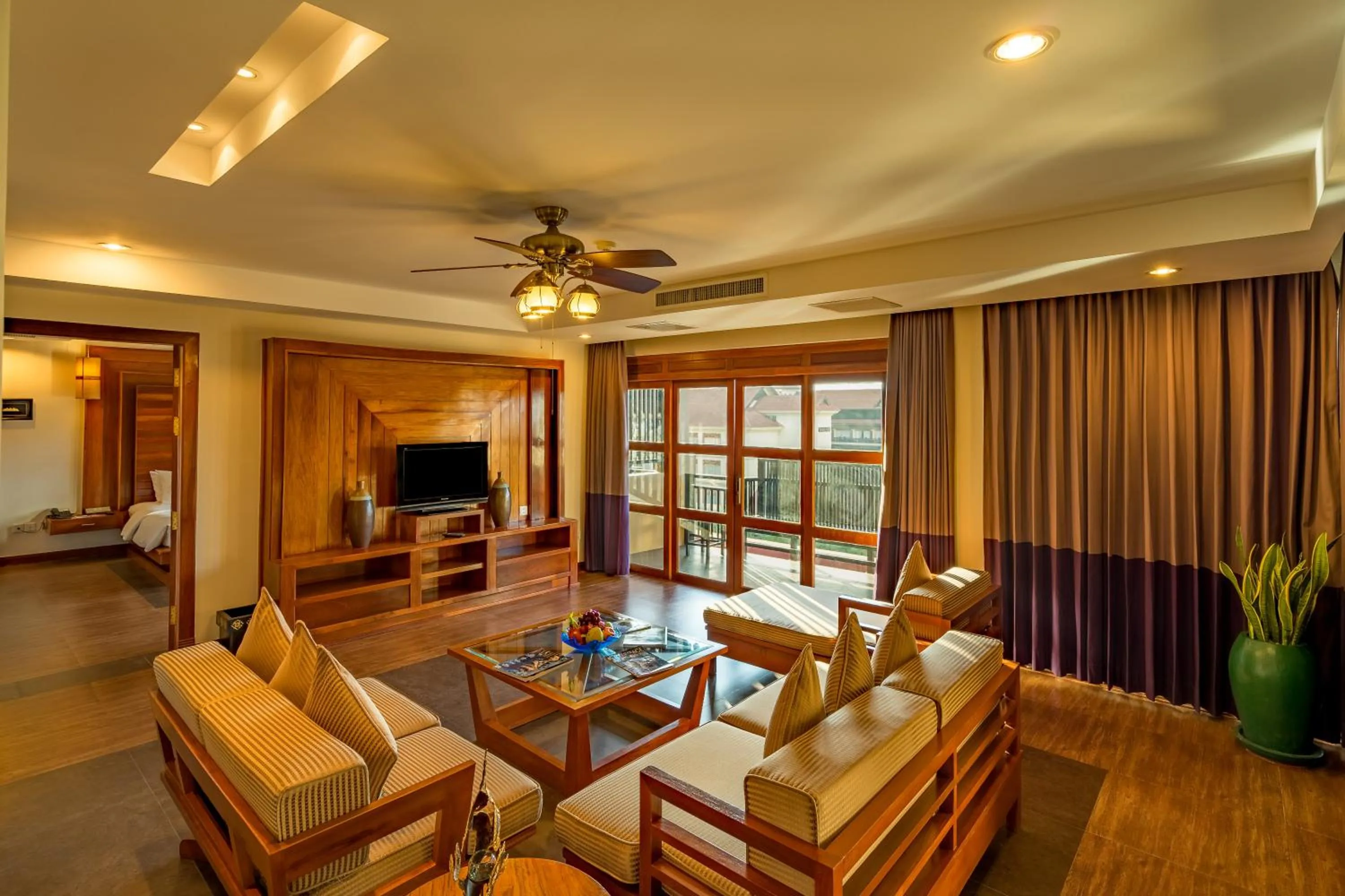 Living room in Angkor Miracle Resort & Spa