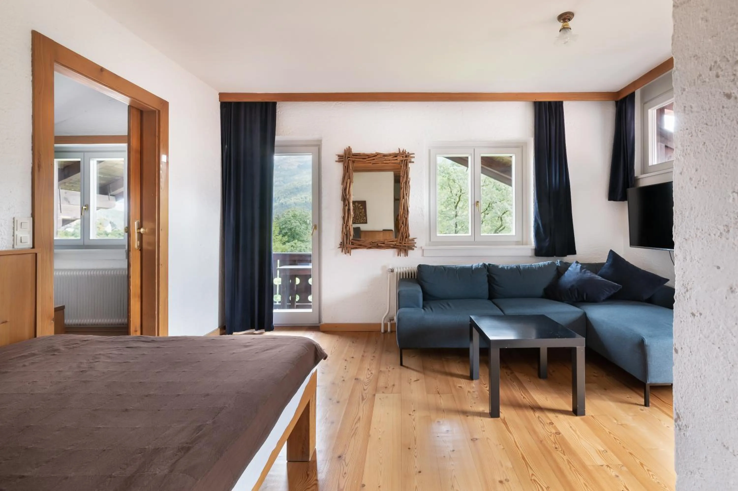 Seating area, Bed in Sonnhof