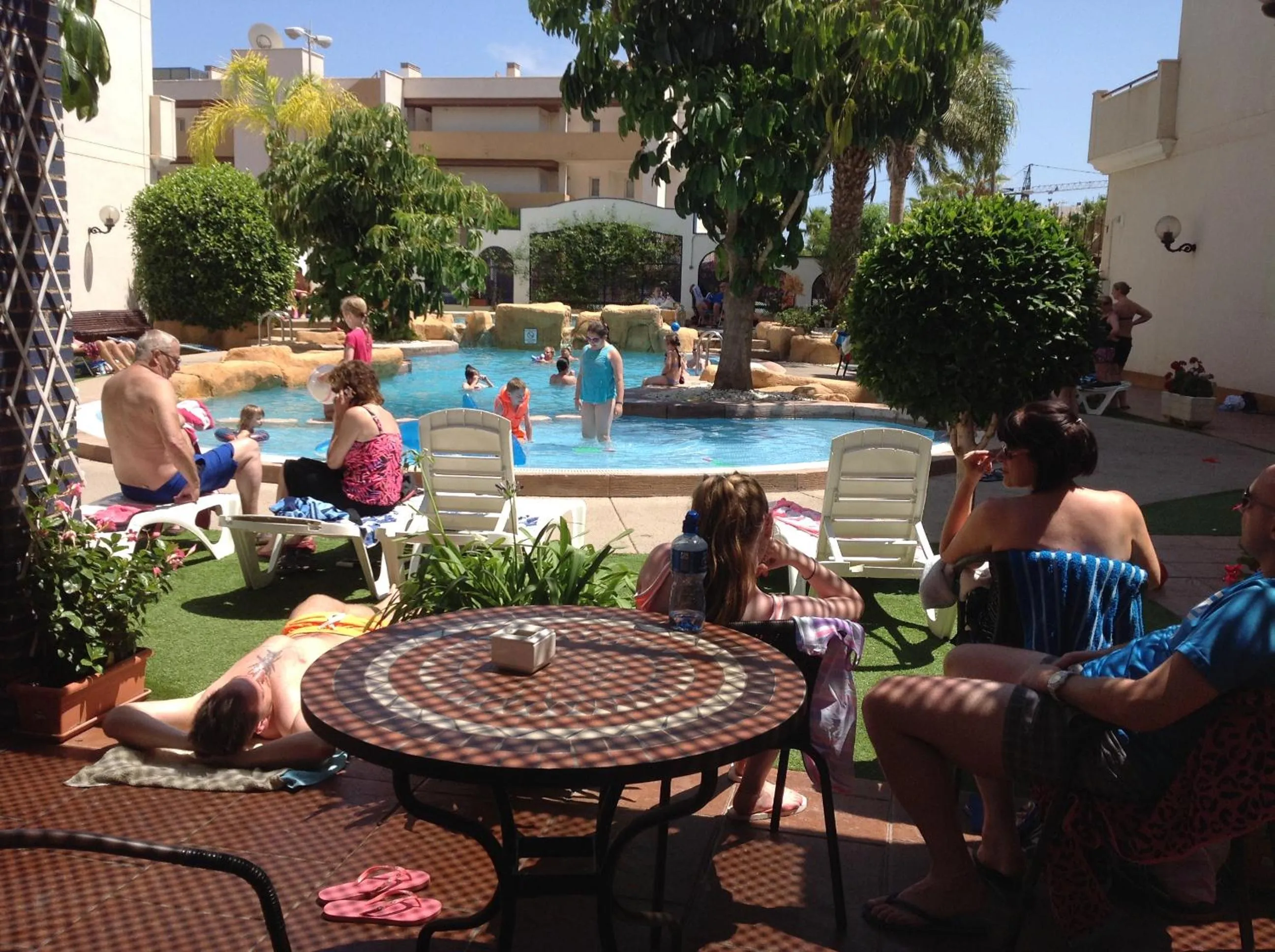 Swimming pool in Playamarina 1 Reception