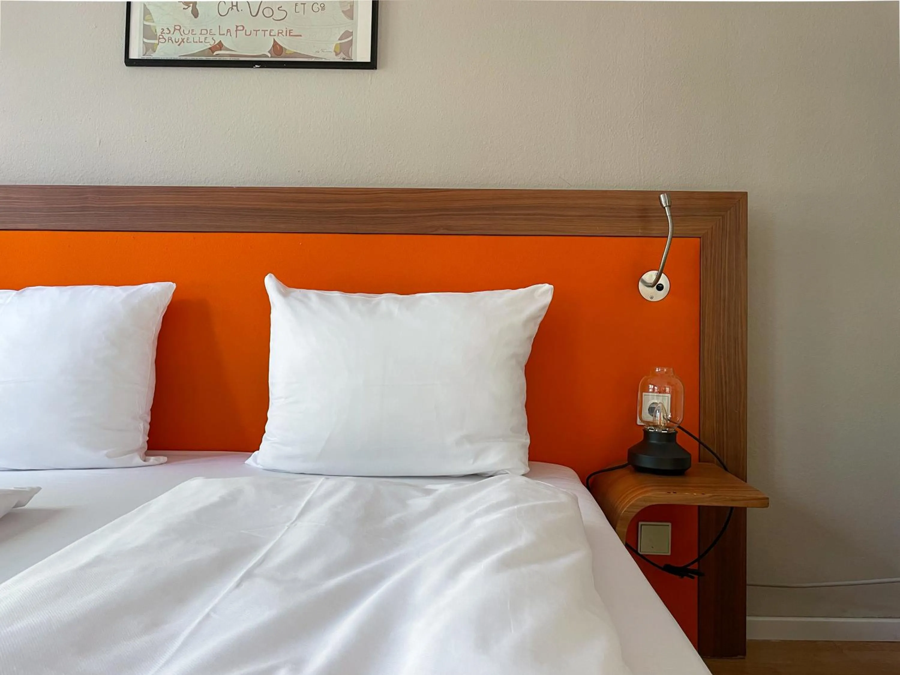 Decorative detail, Bed in Hotel Sendlinger Tor