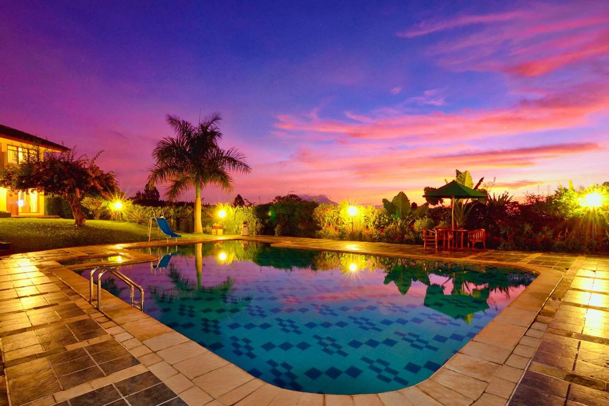 Swimming pool in The Jayakarta Cisarua