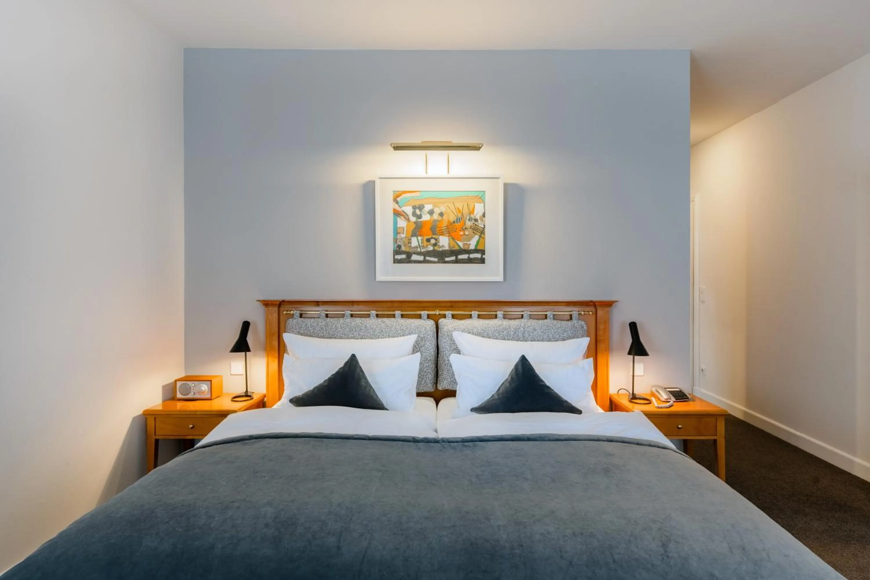 Photo of the whole room, Bed in Romantik Hotel Kleber Post