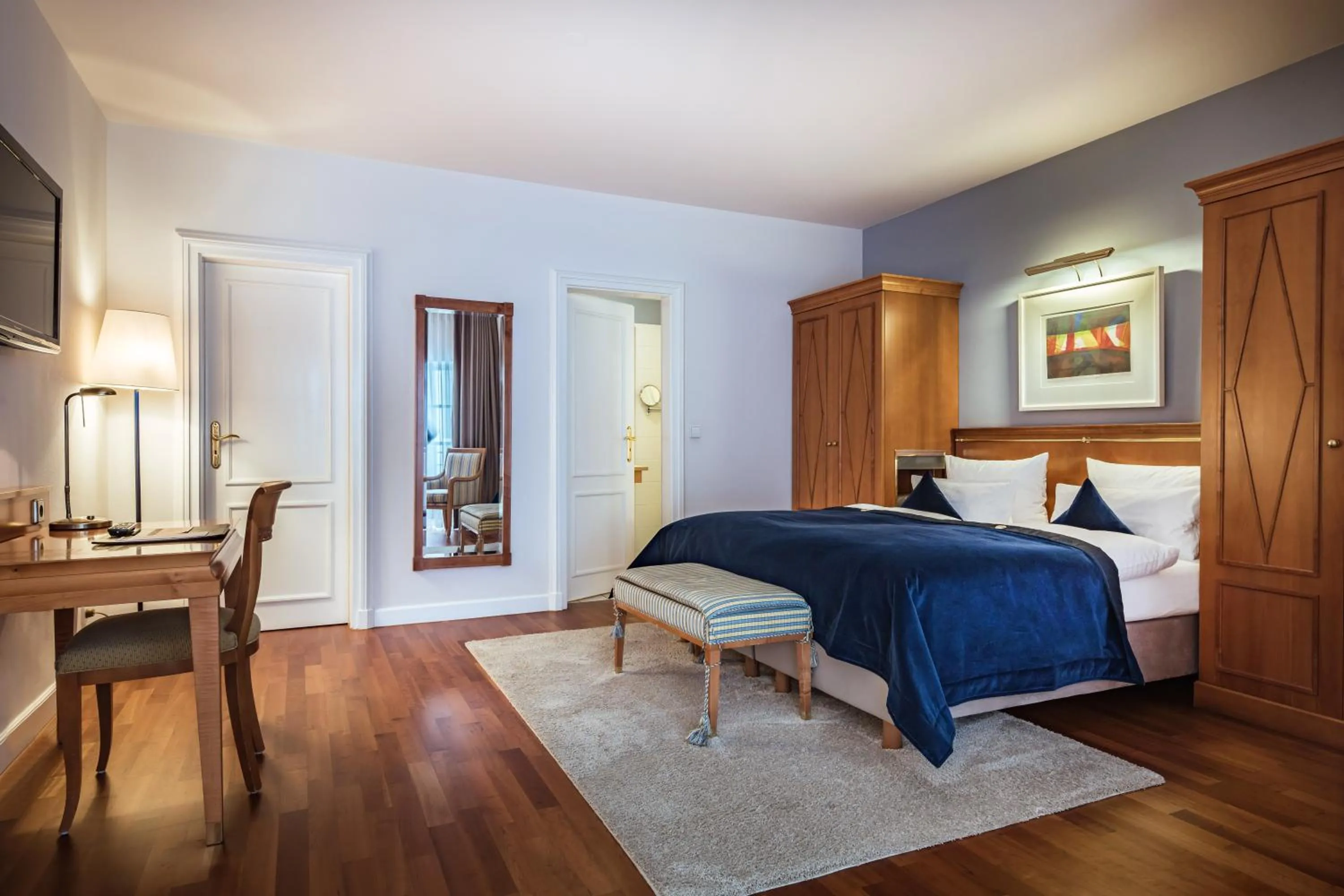 Photo of the whole room, Bed in Romantik Hotel Kleber Post