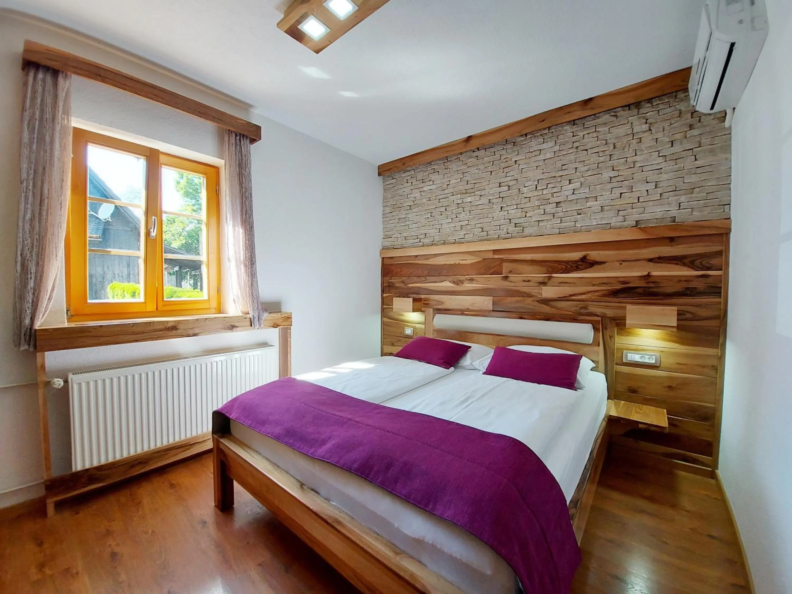 Bed in Plitvice Ethno House