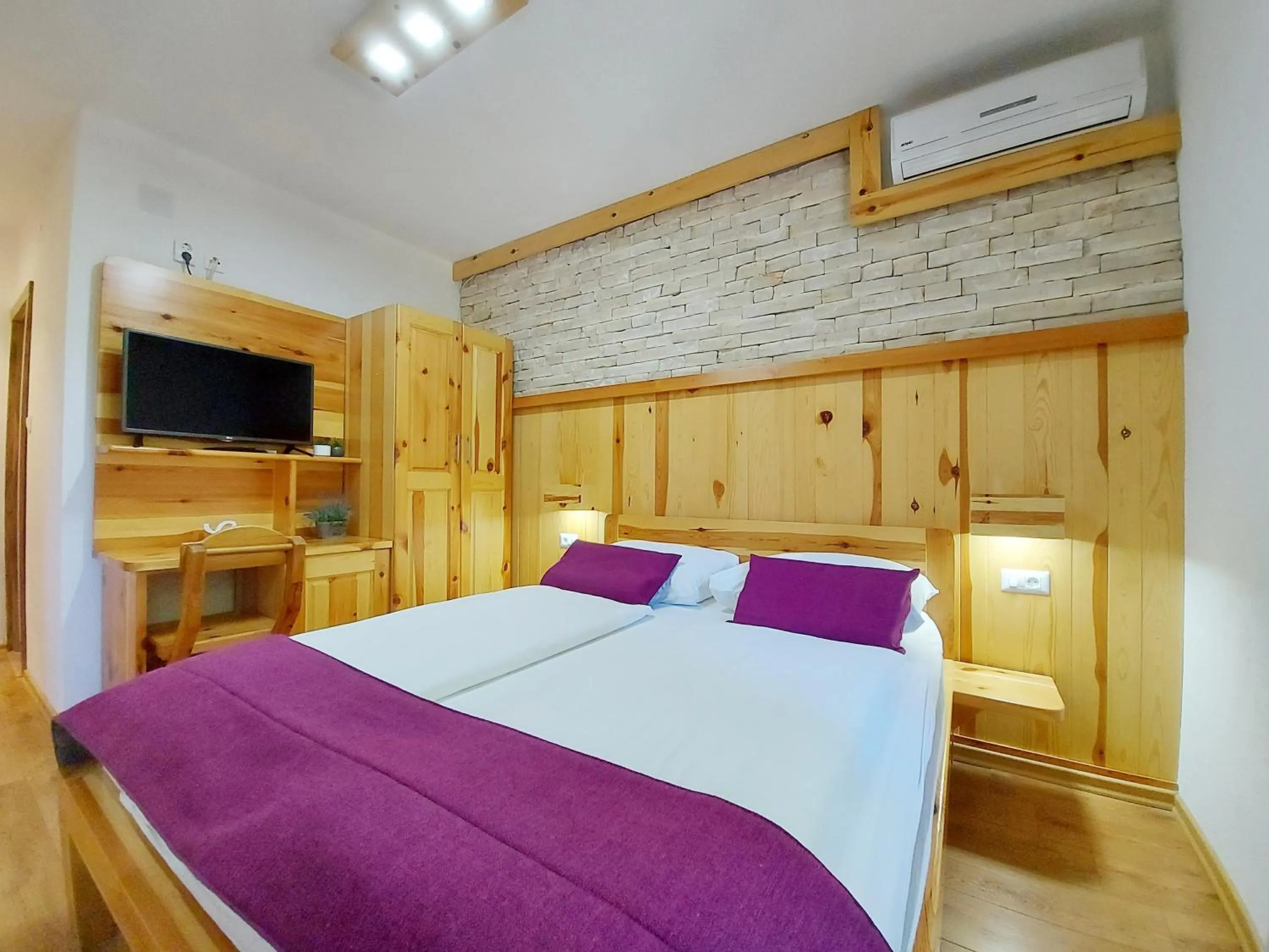 Bed in Plitvice Ethno House