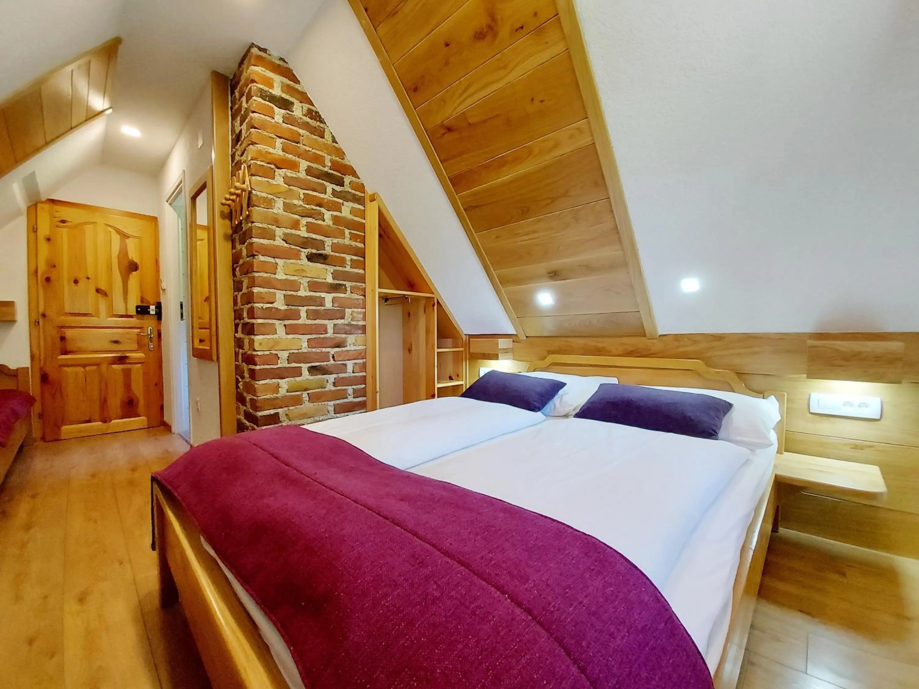 Bed in Plitvice Ethno House