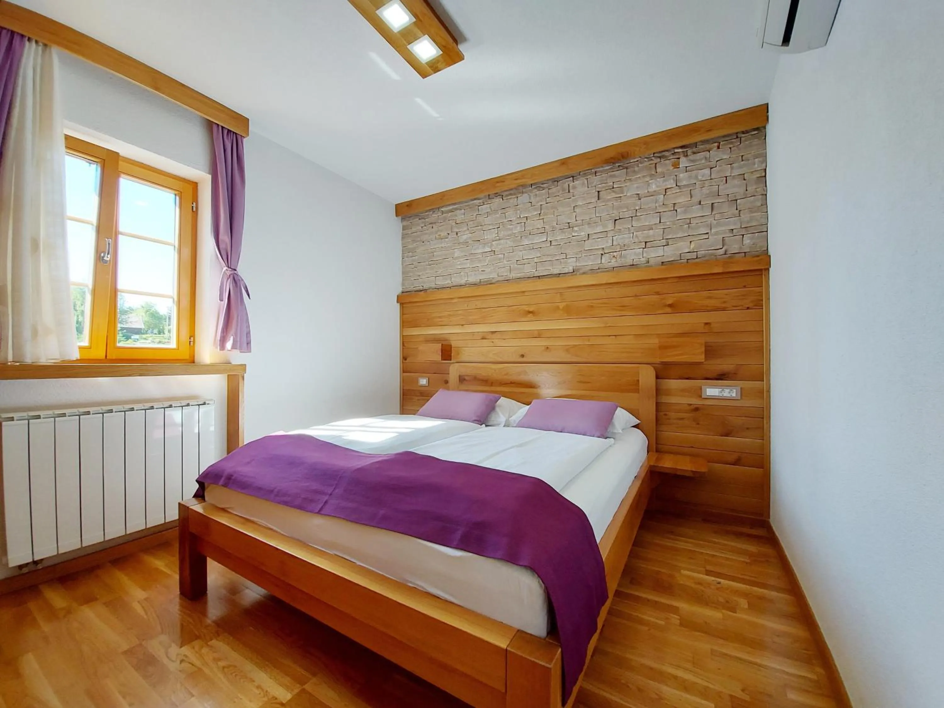 Bed in Plitvice Ethno House