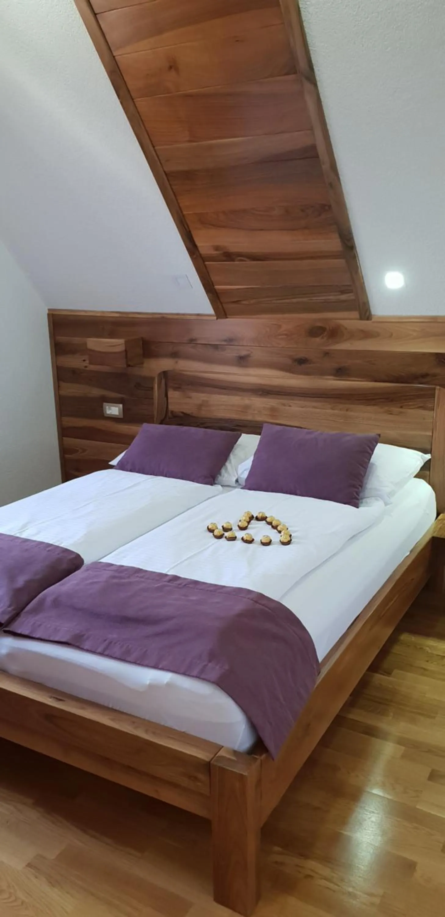 Bed in Plitvice Ethno House