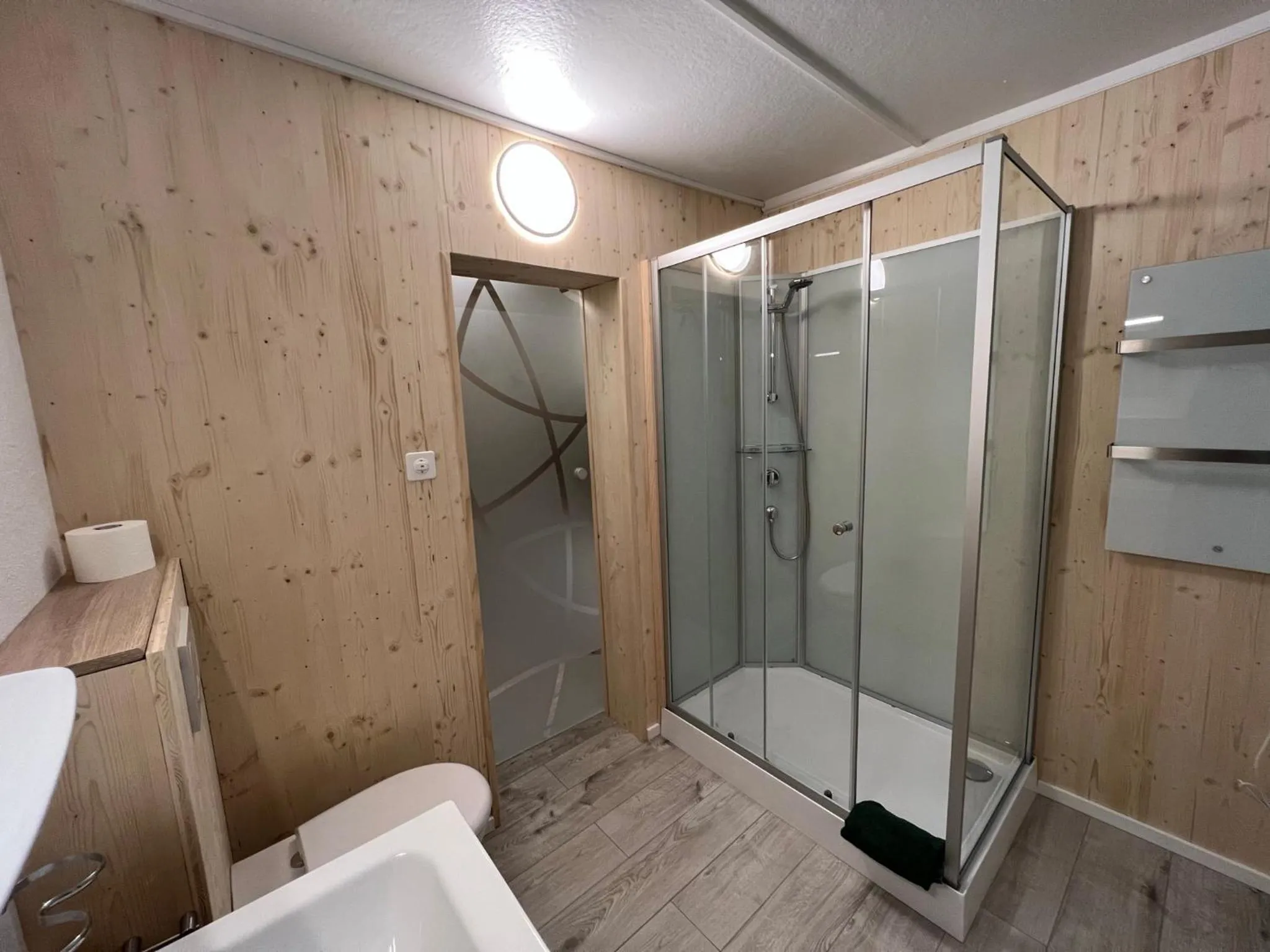 Shower in Adventure Hostel