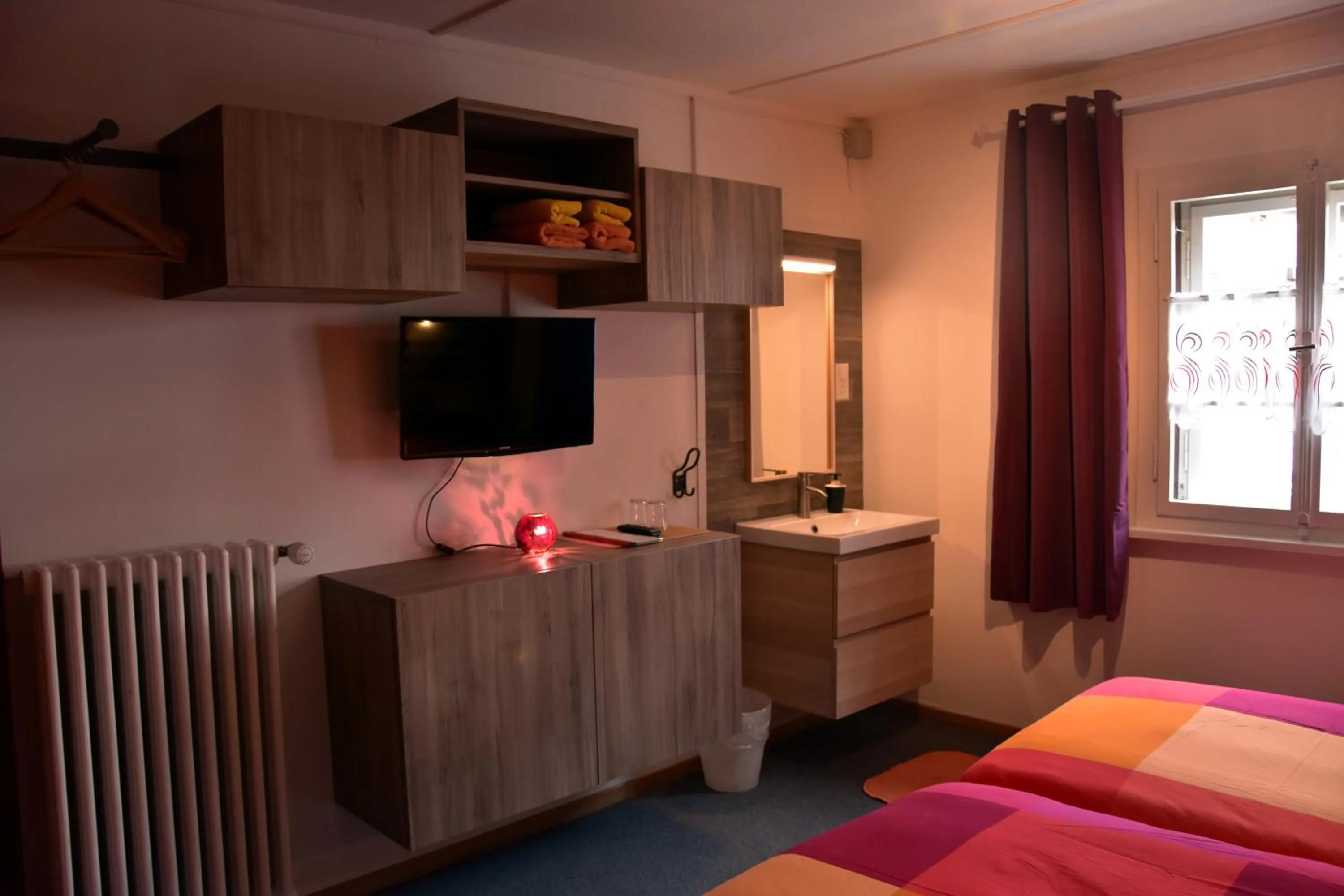 Decorative detail, Bed in Adventure Hostel