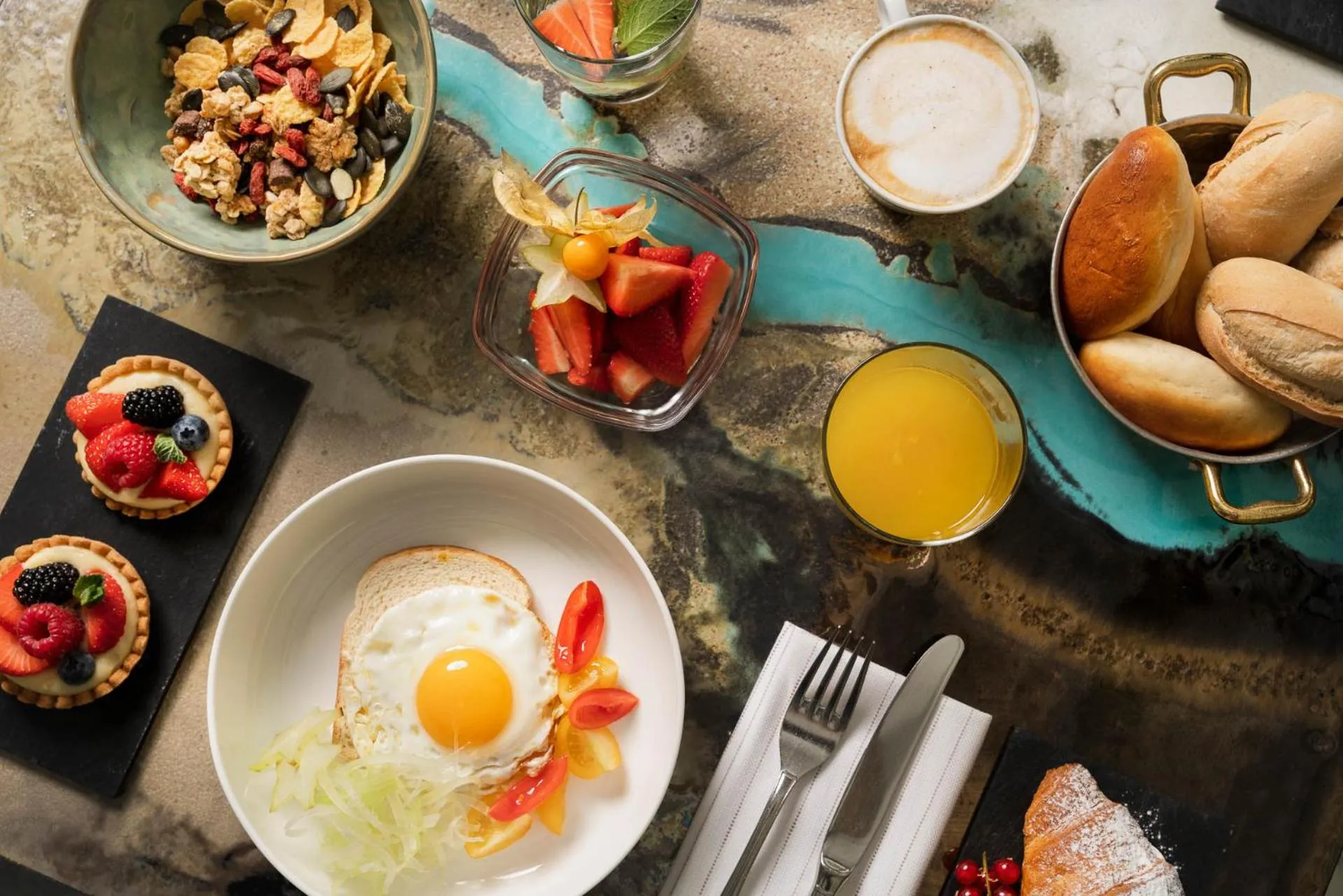 Breakfast in Hotel St.Mauritius