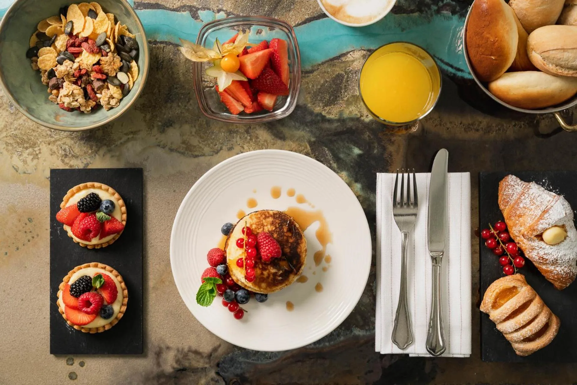 Breakfast in Hotel St.Mauritius