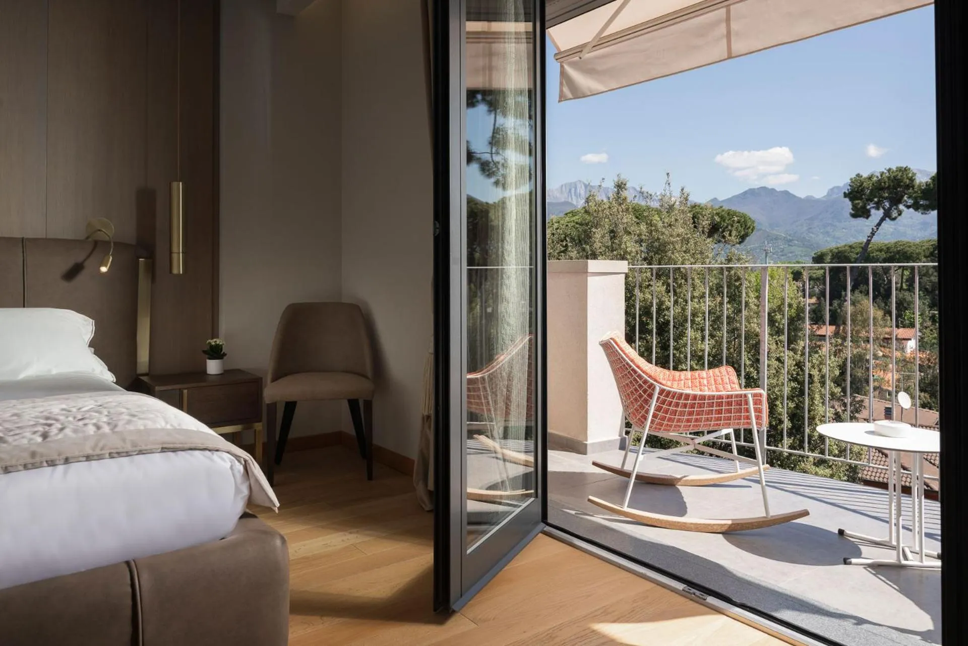 Balcony/Terrace, Bed in Hotel St.Mauritius
