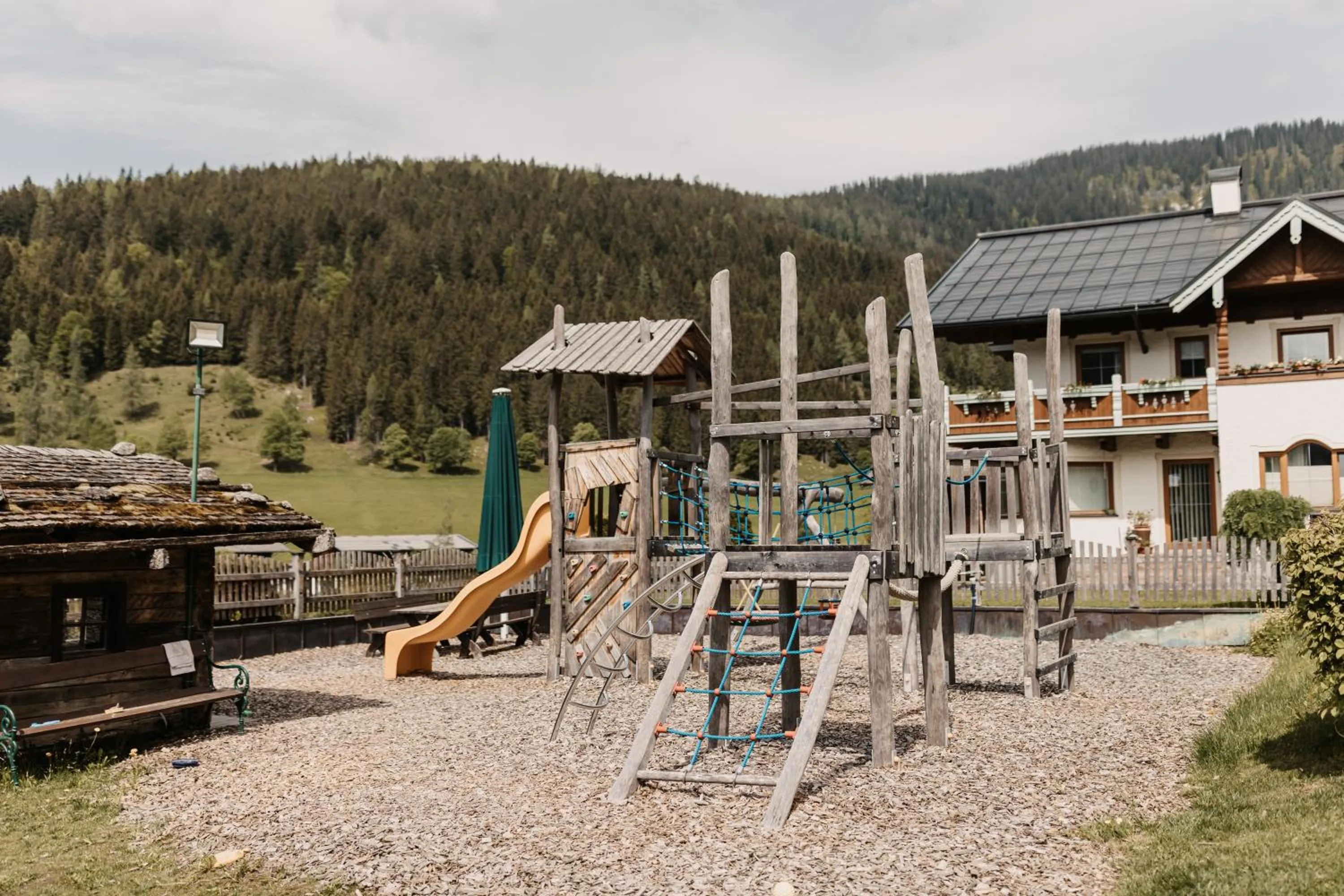 Children play ground in Hotel Neubergerhof
