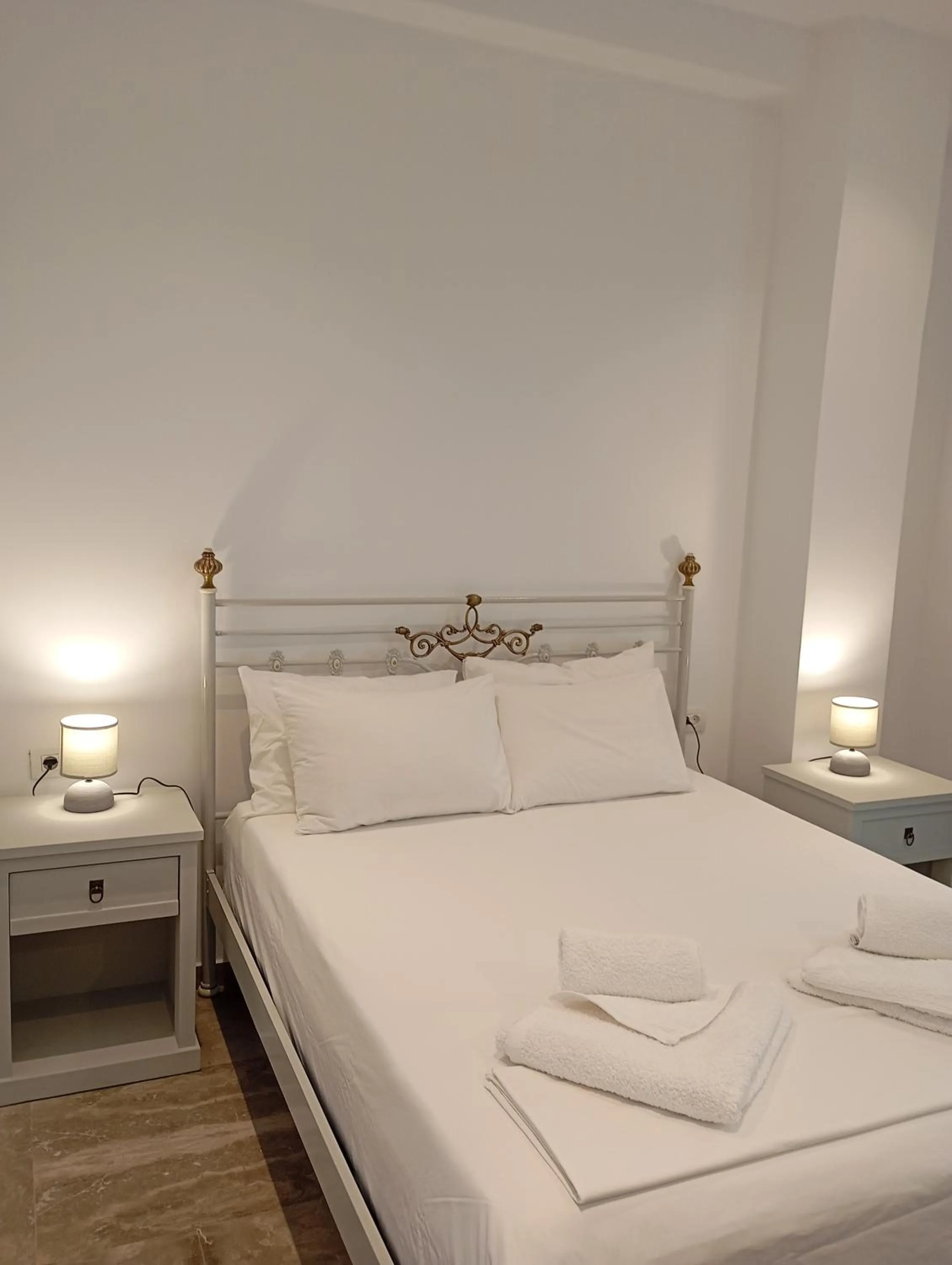 Bed in Ifestia Hotel