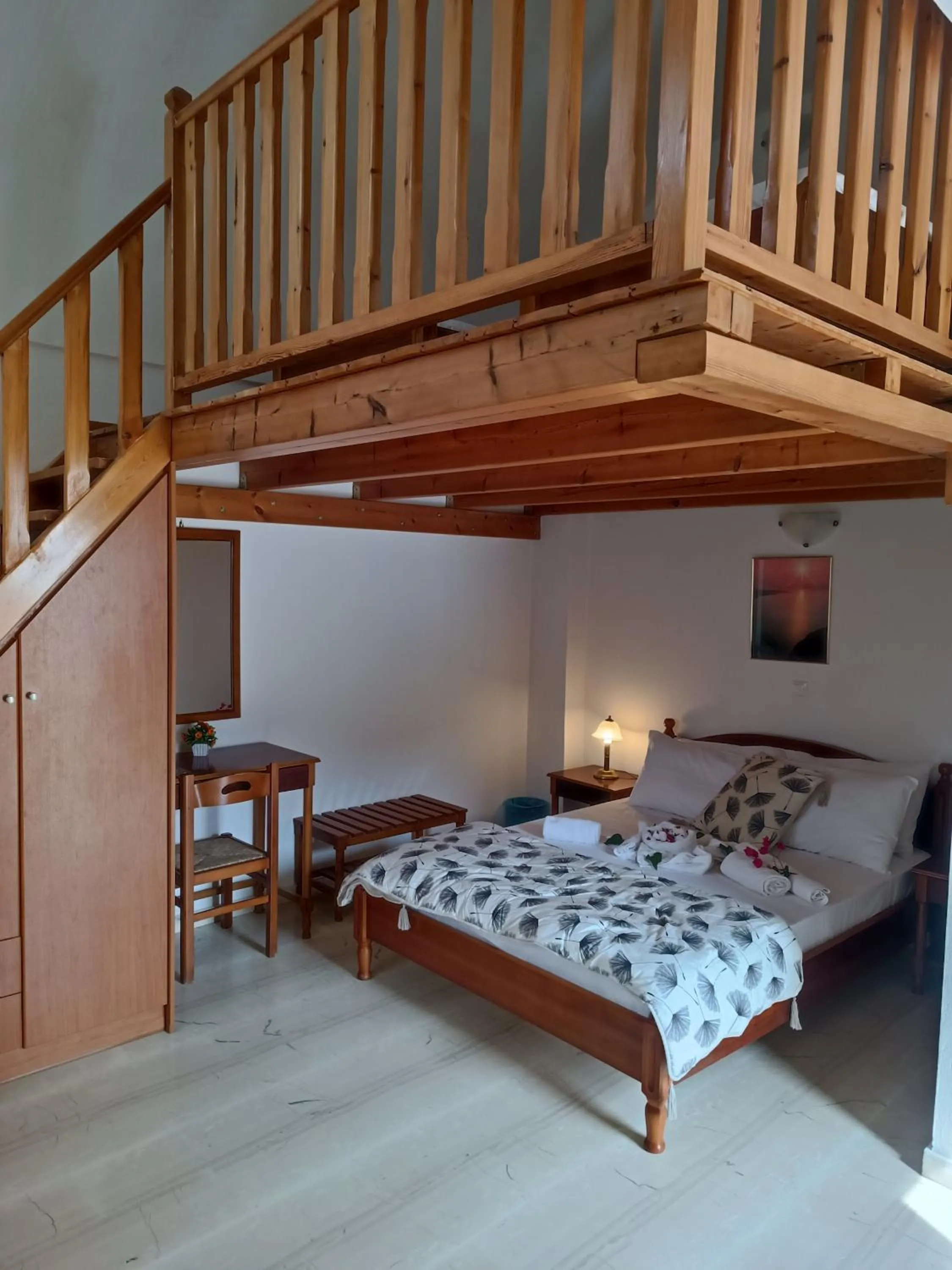 Bed in Ifestia Hotel