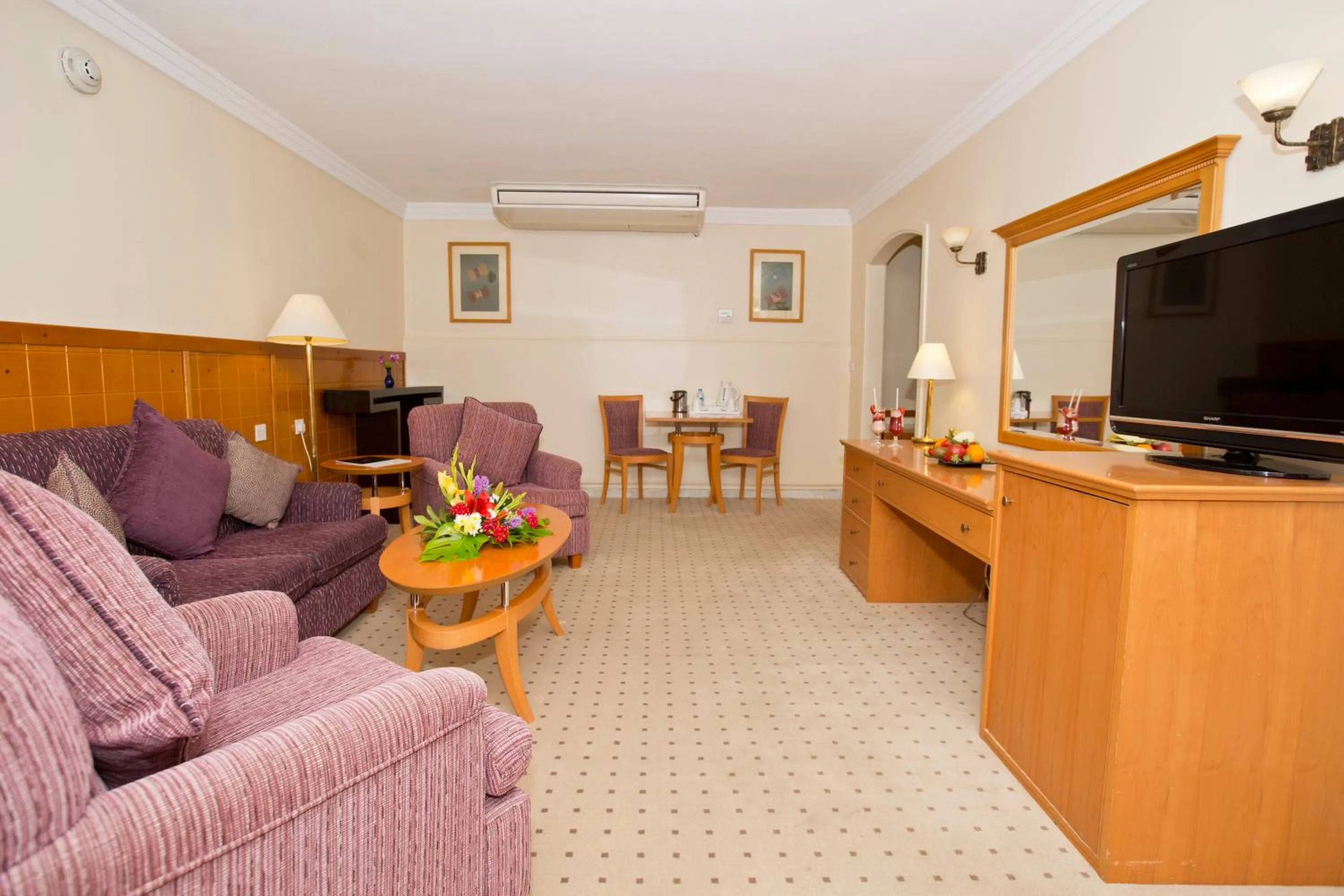 Living room in Petra Guest House Hotel