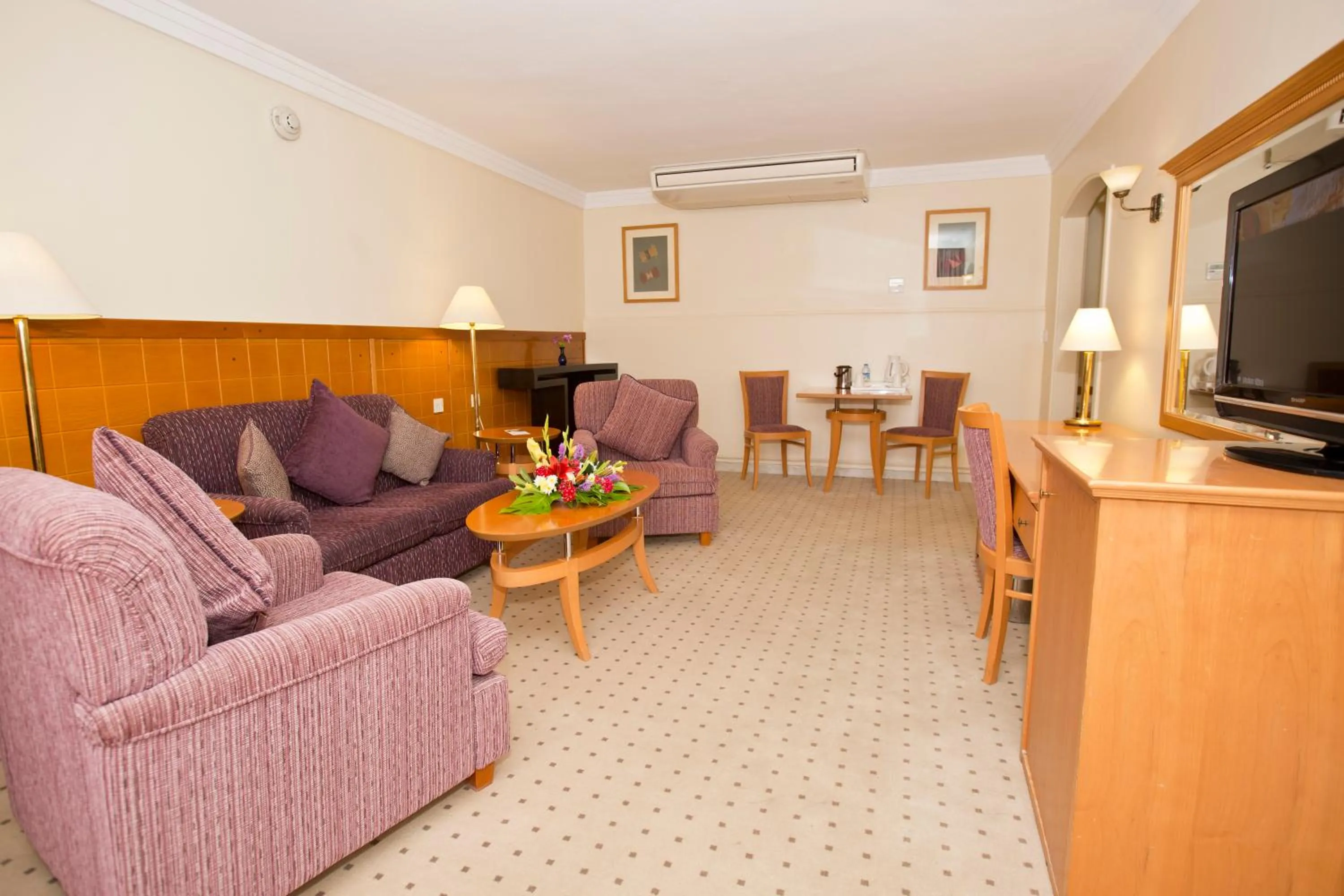 Living room in Petra Guest House Hotel