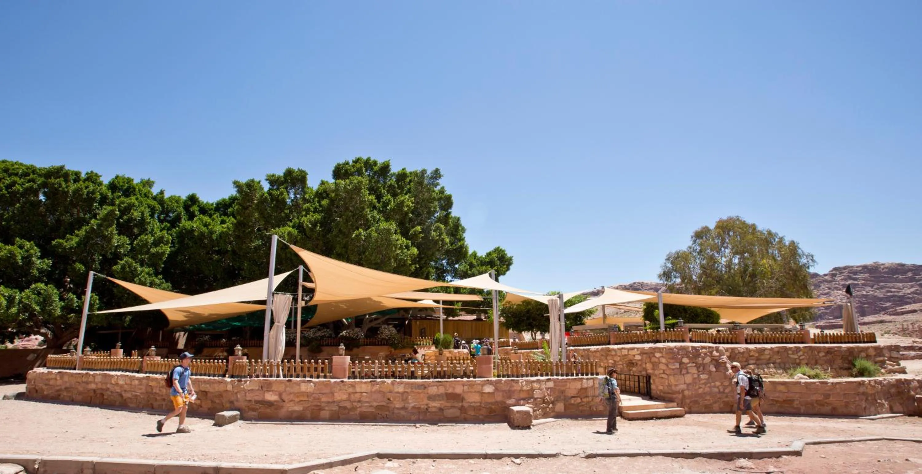 Natural landscape in Petra Guest House Hotel