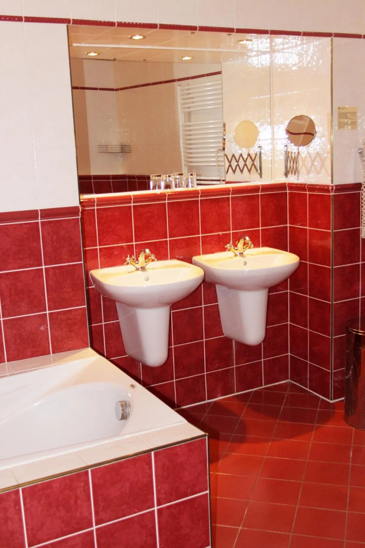 Bathroom in Hotel U Zlateho jelena