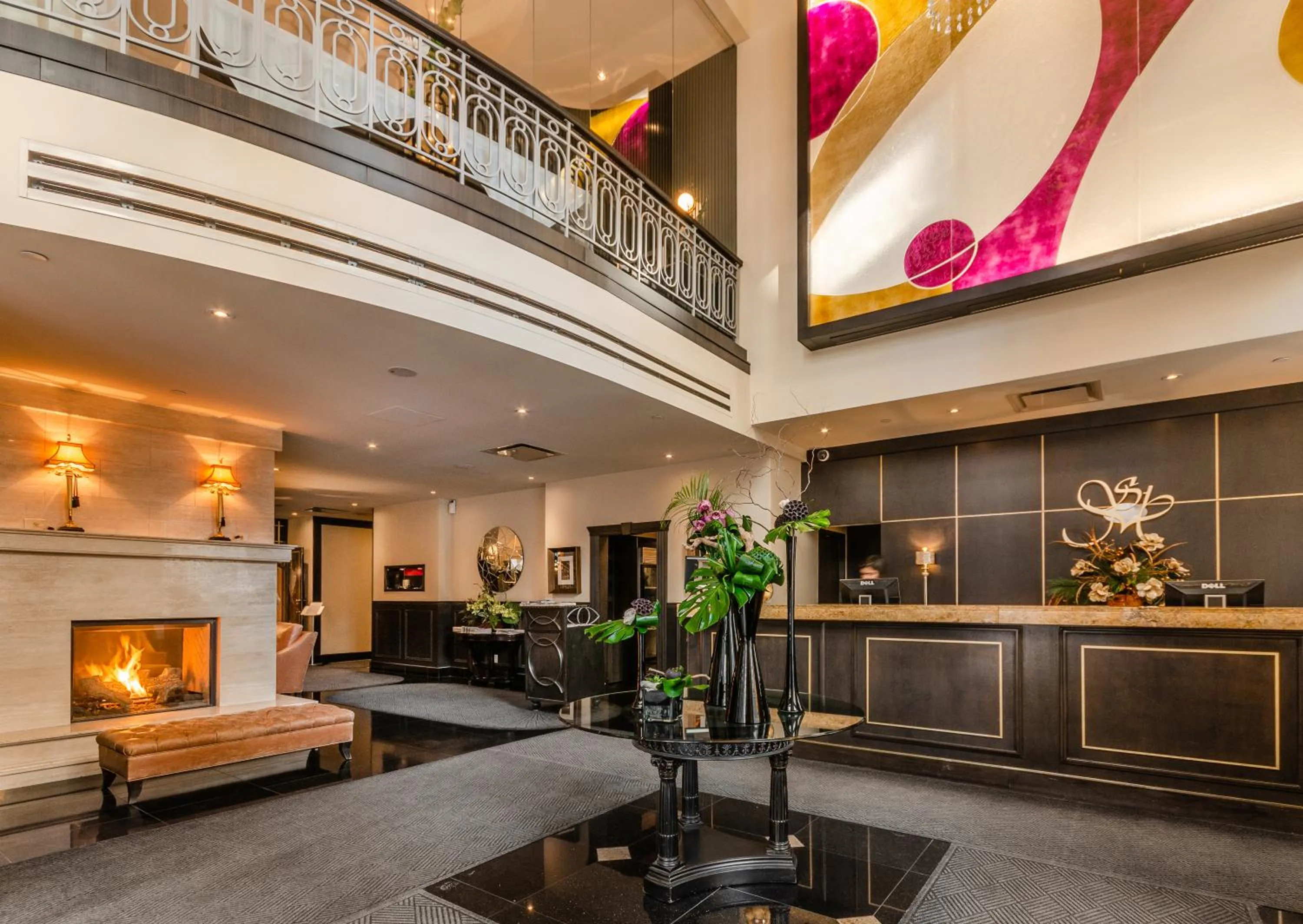 Lobby or reception in Le St-Martin Hotel Centre-ville – Hotel Particulier