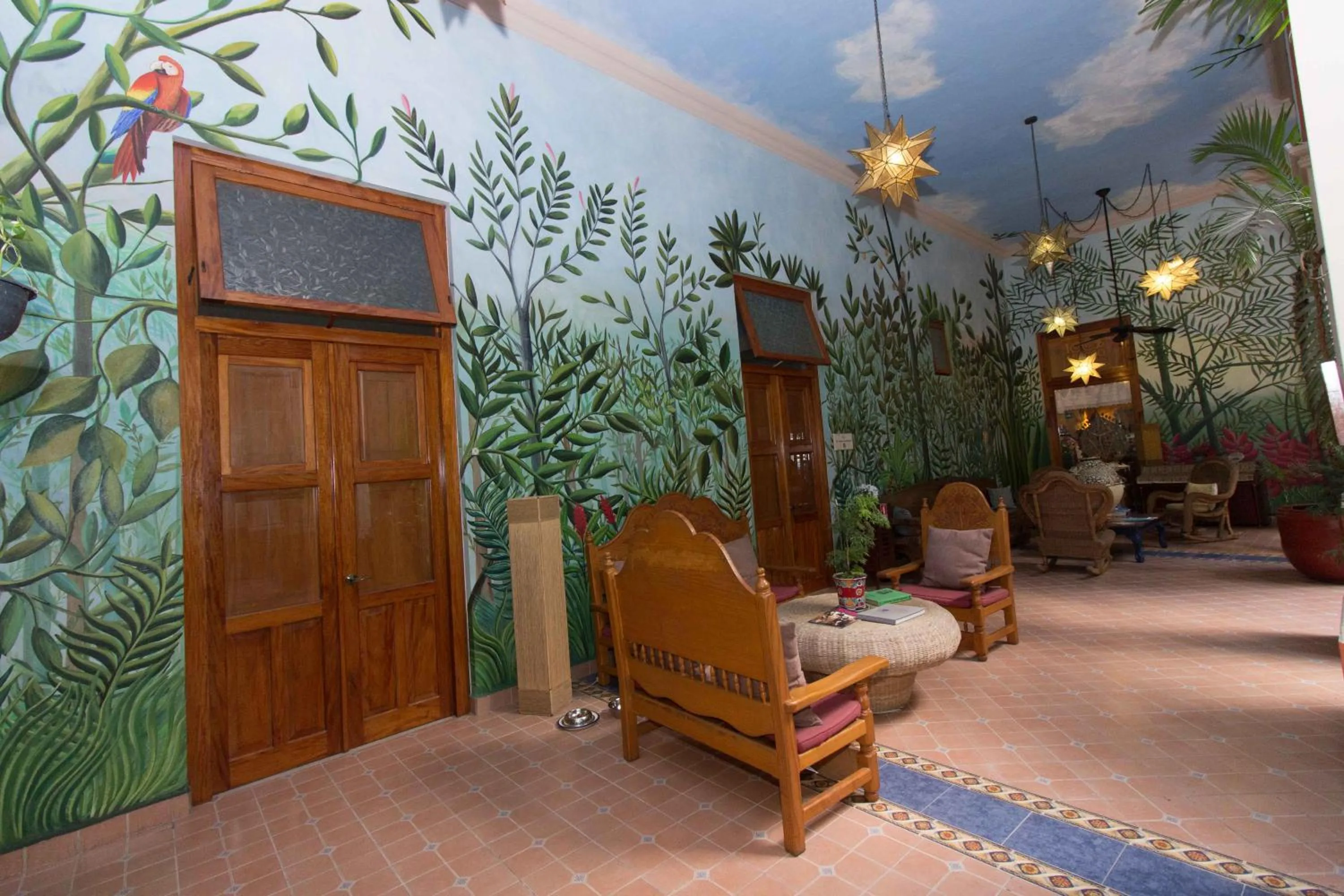 Seating area in Hotel Boutique Casa San Angel