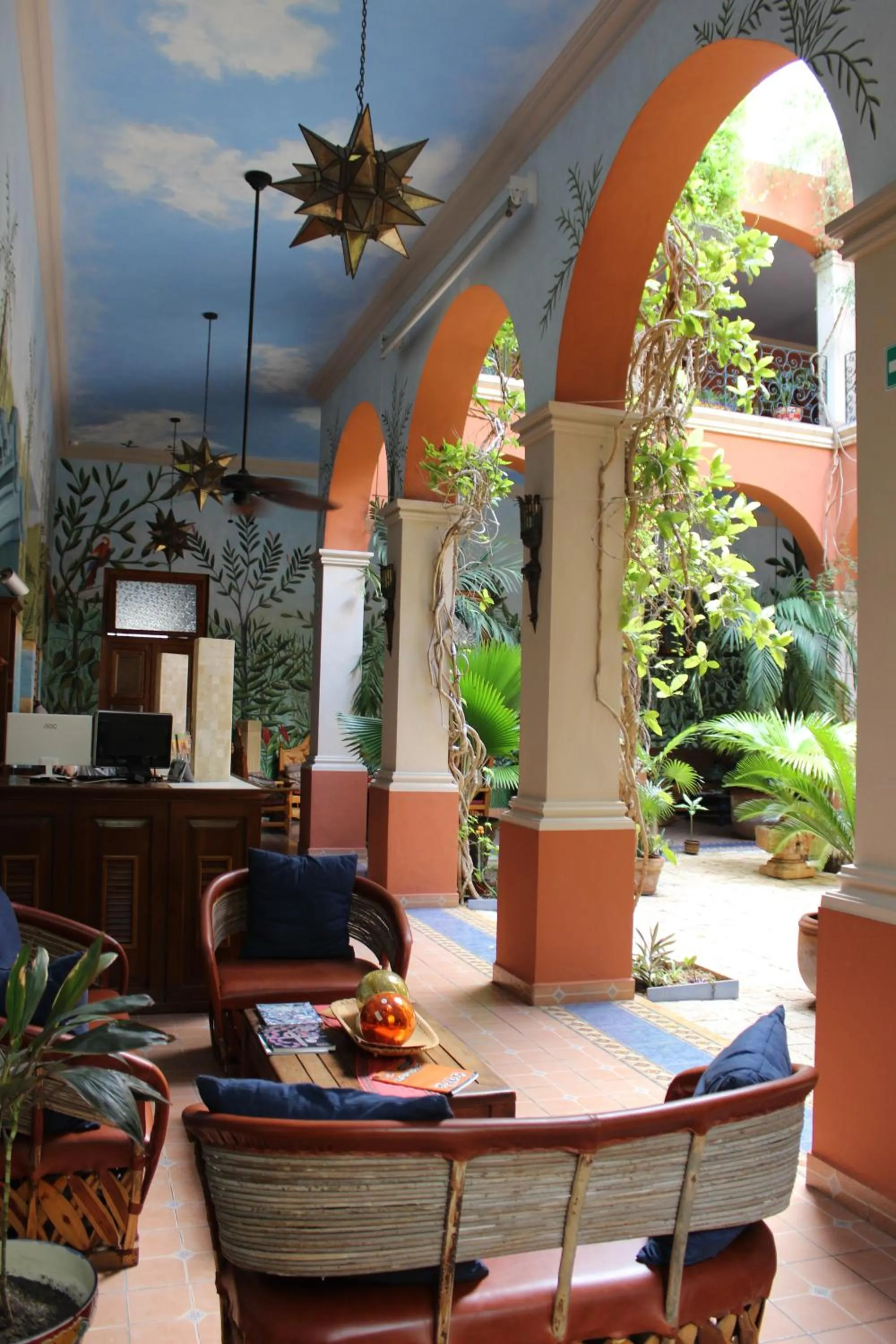 Lobby or reception in Hotel Boutique Casa San Angel