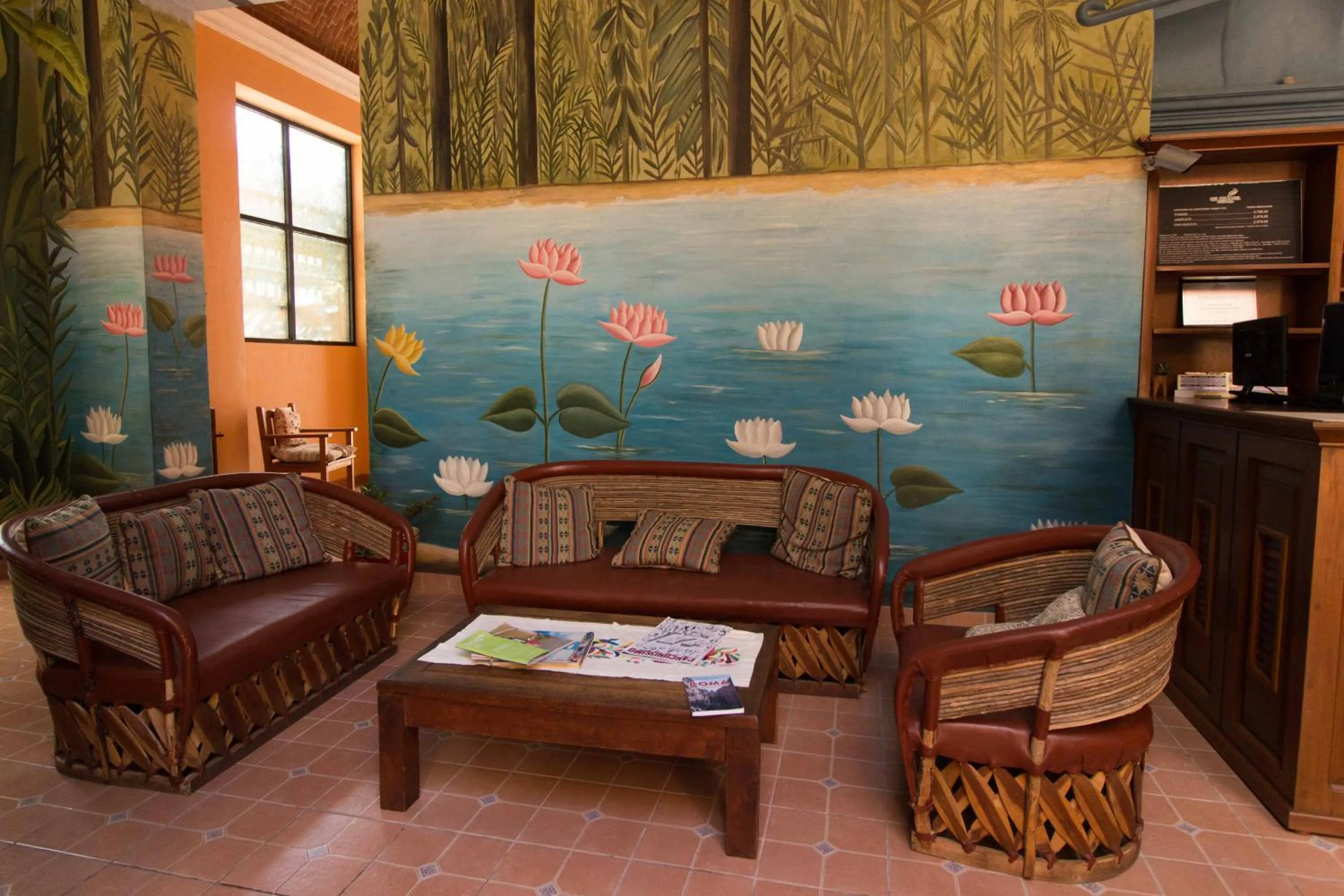 Seating area in Hotel Boutique Casa San Angel