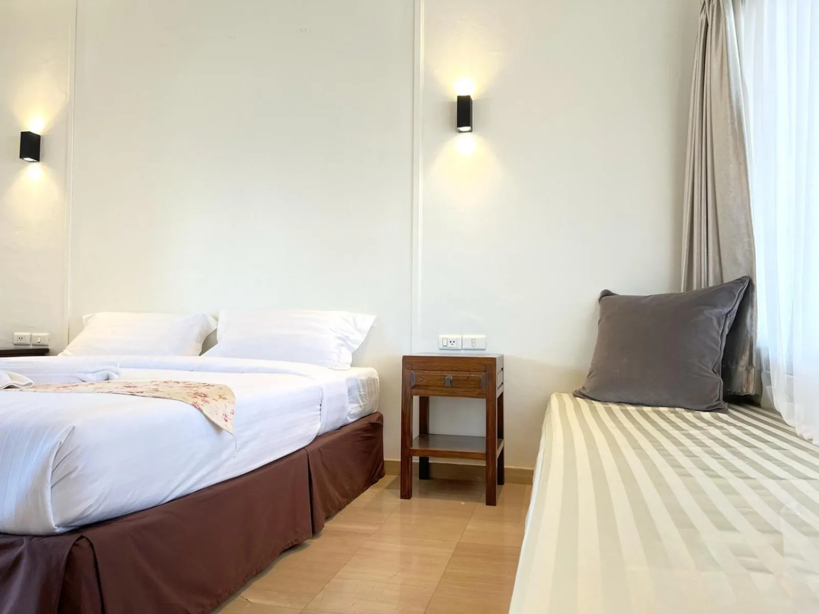 Seating area in 3B Boutique Hotel