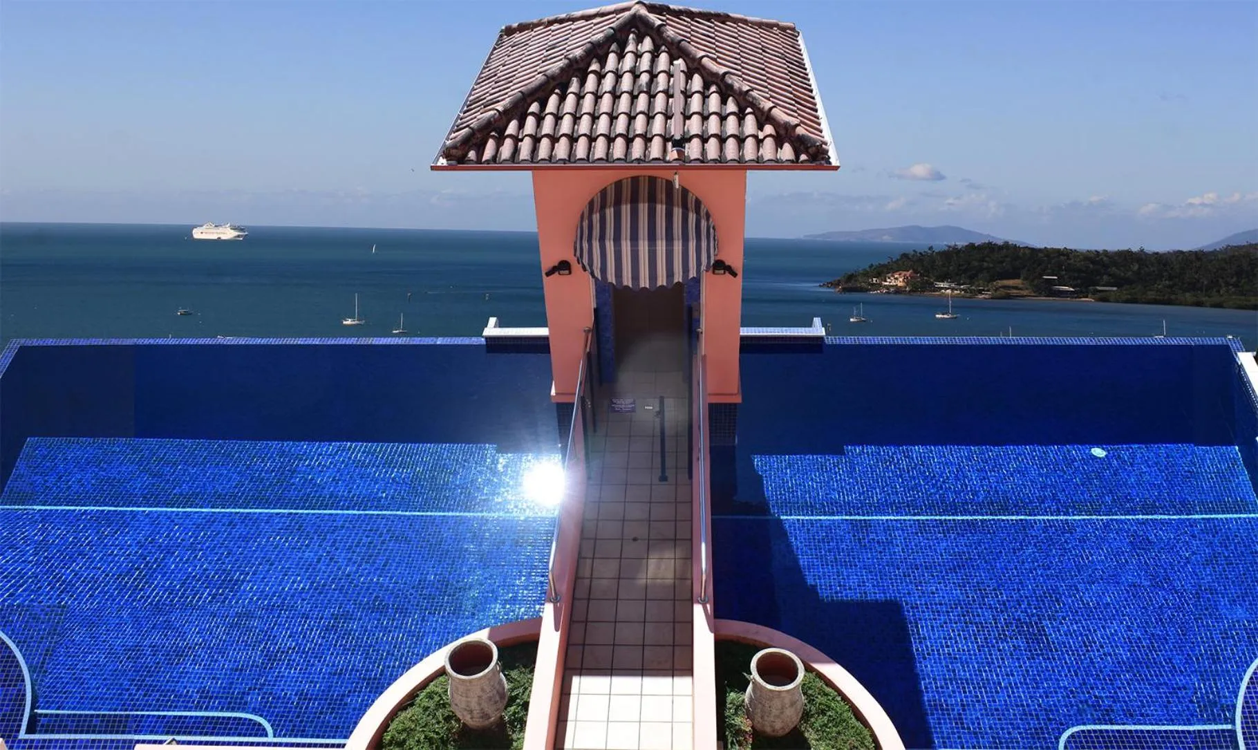 Pool view in Martinique Whitsunday Resort