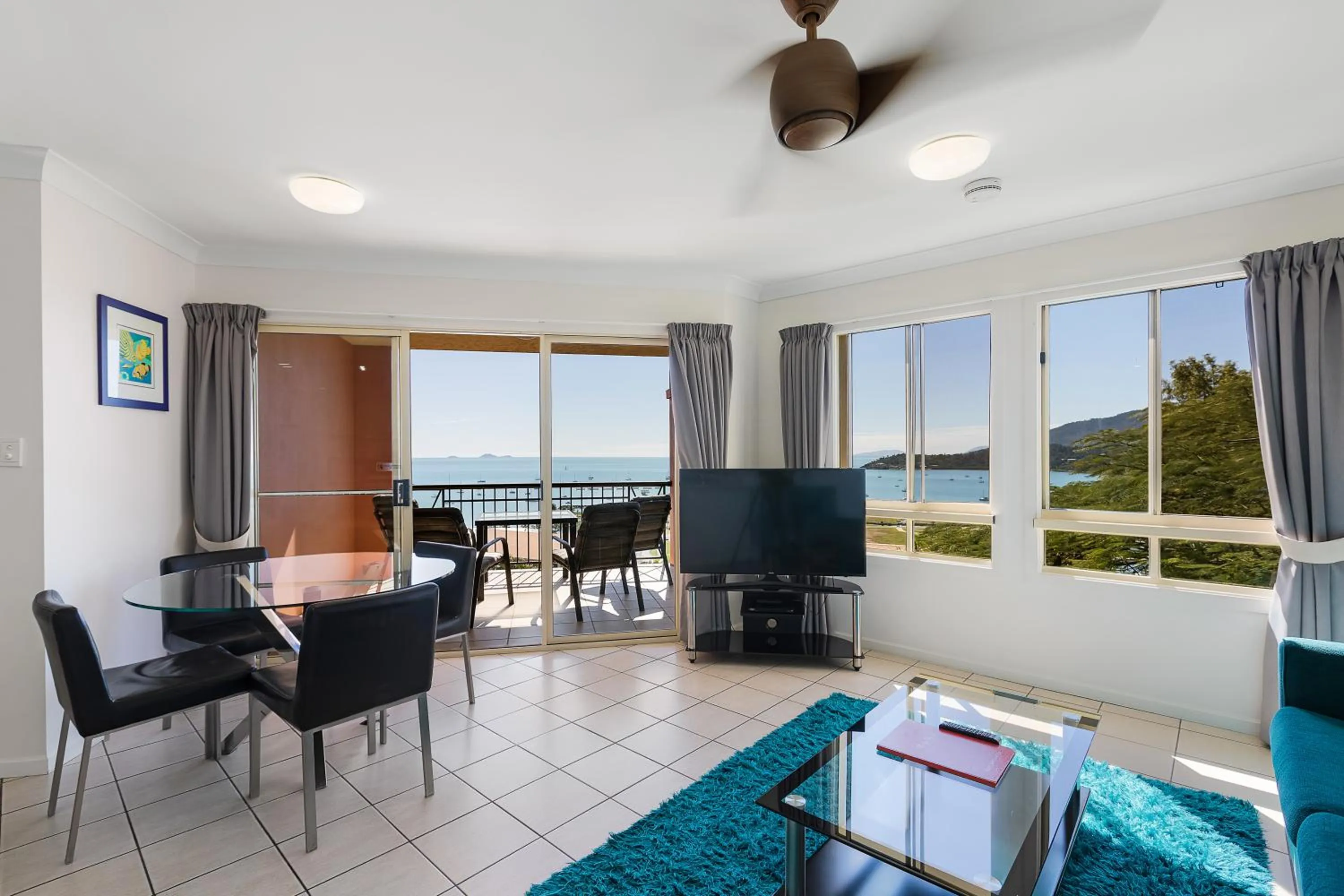 Living room in Martinique Whitsunday Resort