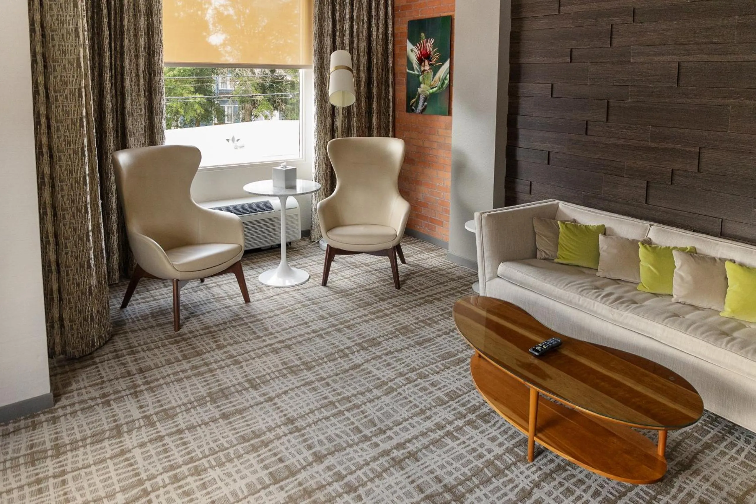 Seating area in The Fredonia Hotel