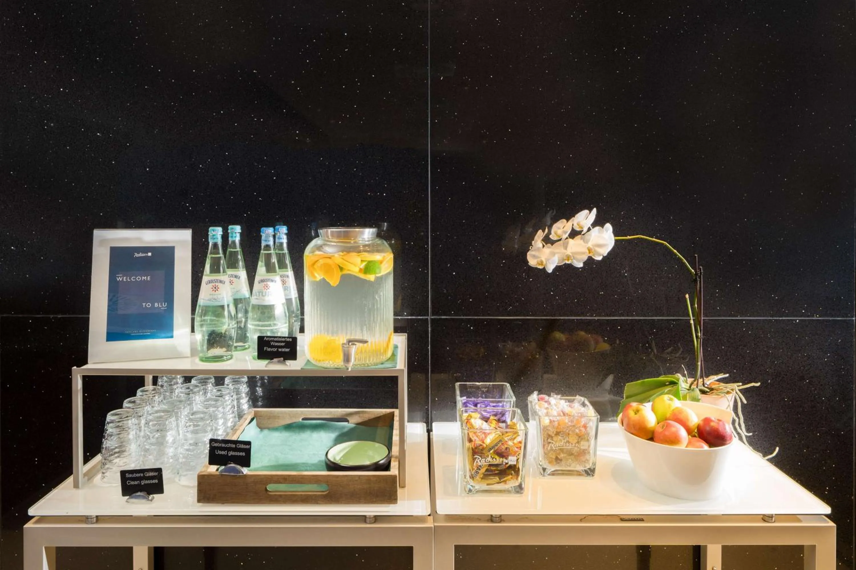 Lobby or reception in Radisson Blu Hotel, Hamburg