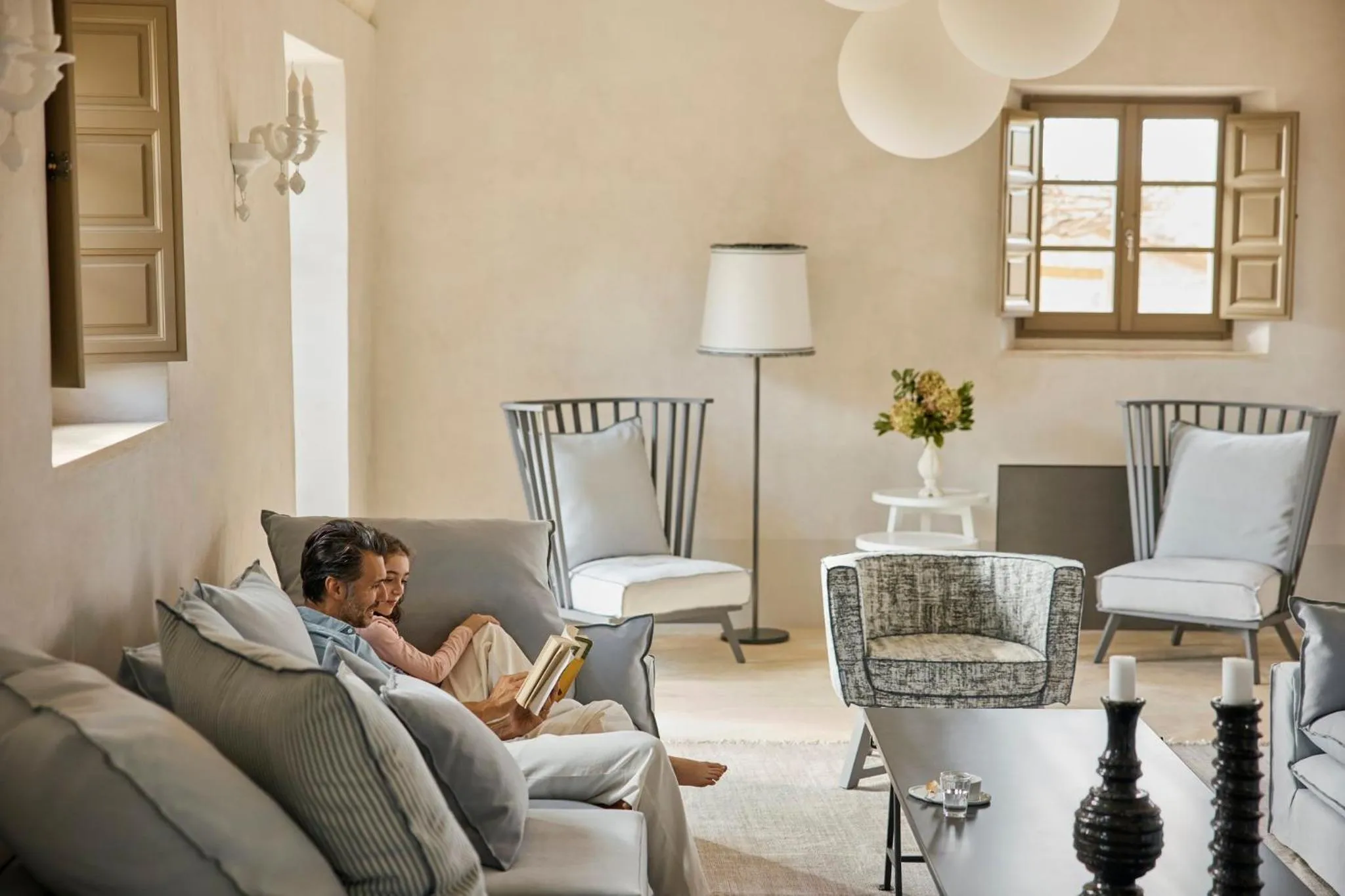 Living room in COMO Castello Del Nero