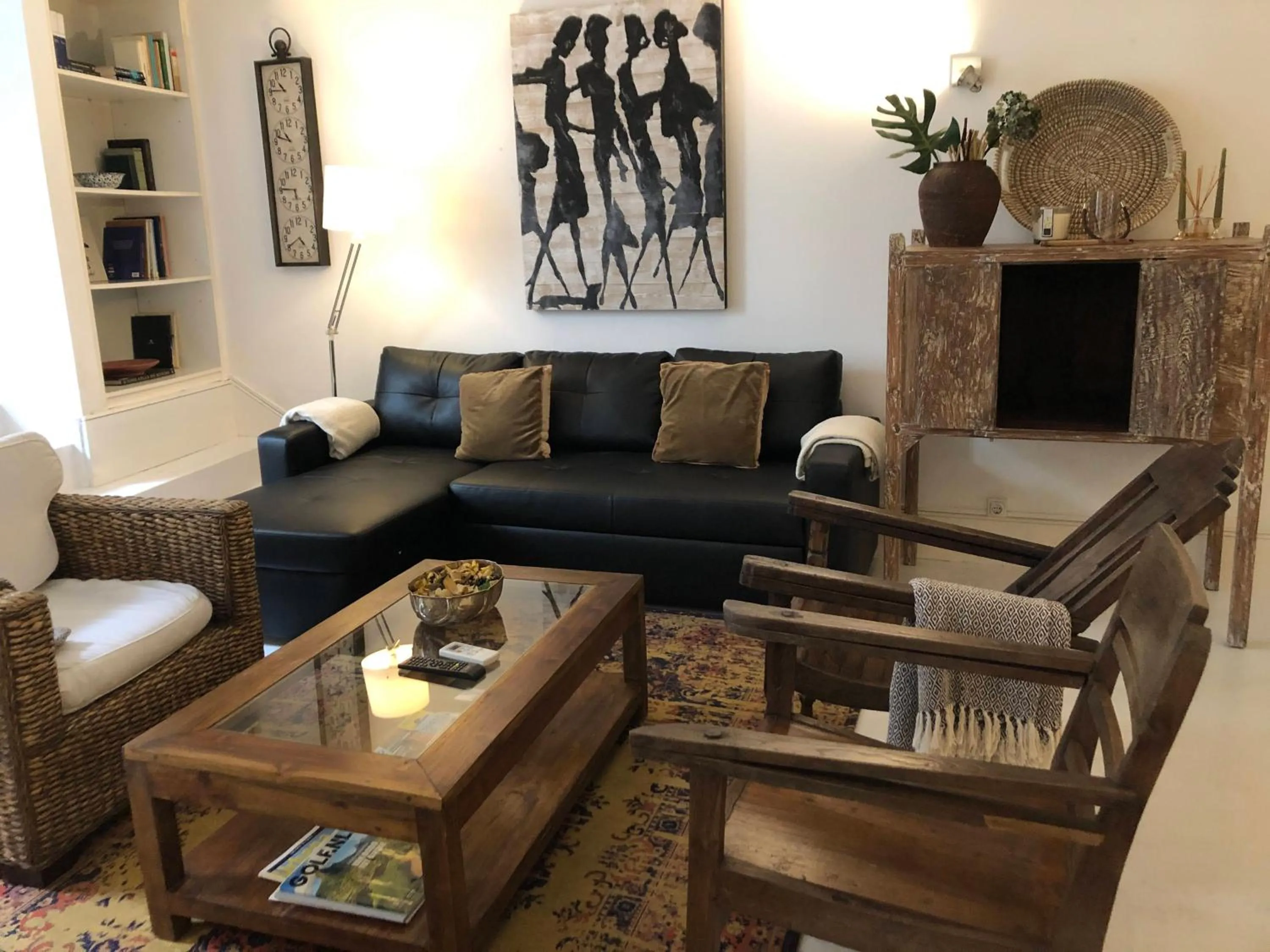 Living room in PortoSense Almada