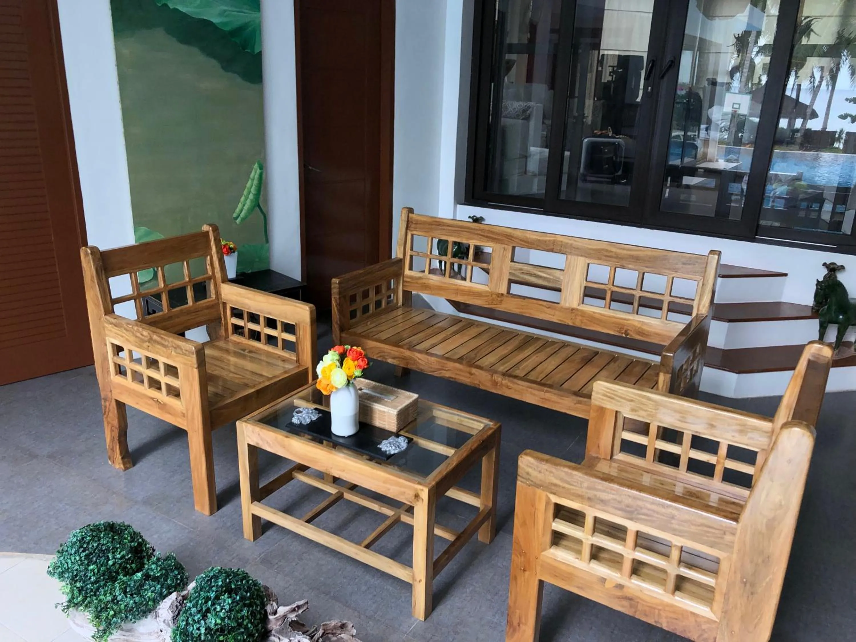 sunbed in The Whitehouse by the Sea