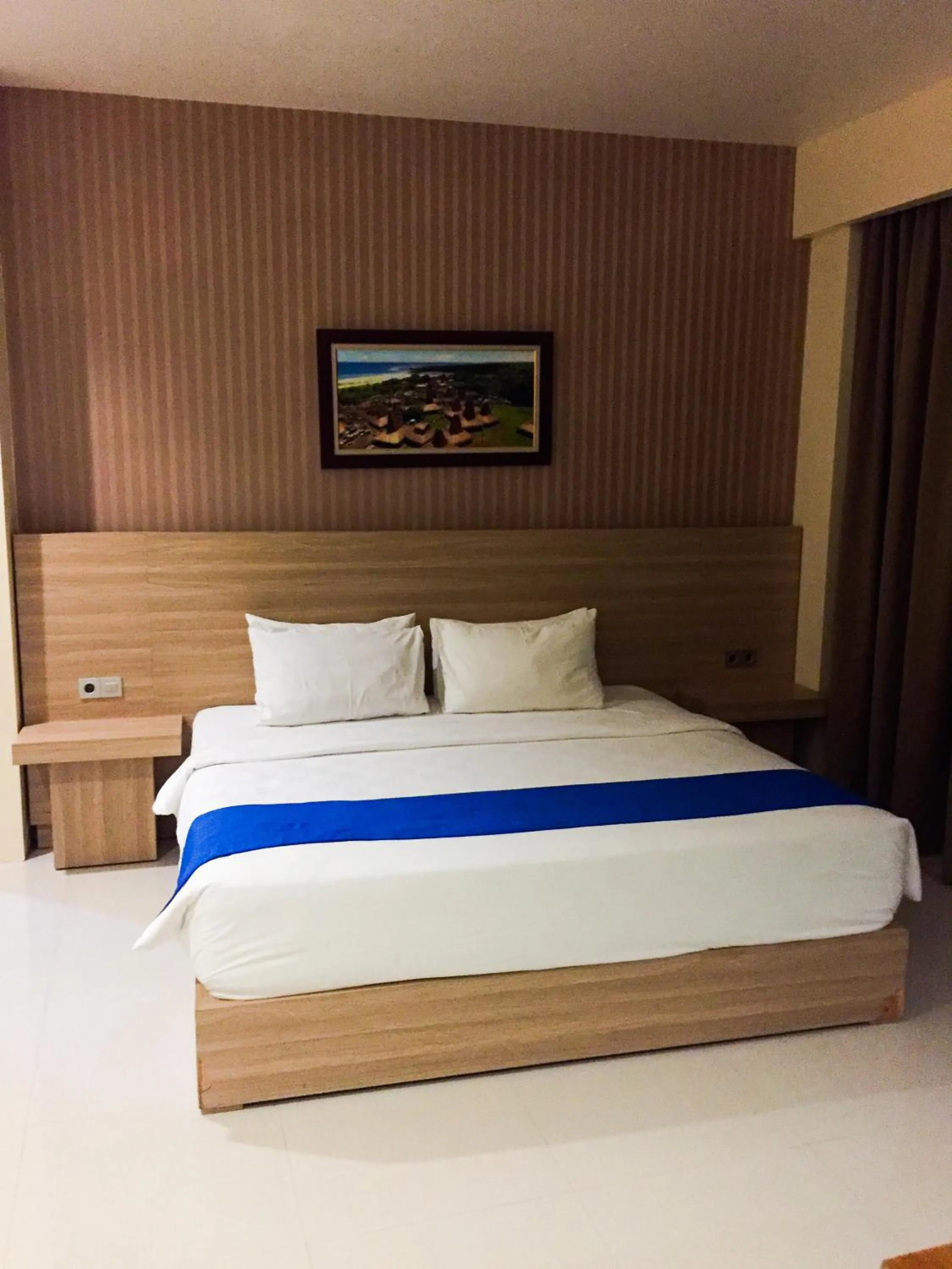Bed in Padadita Beach Hotel