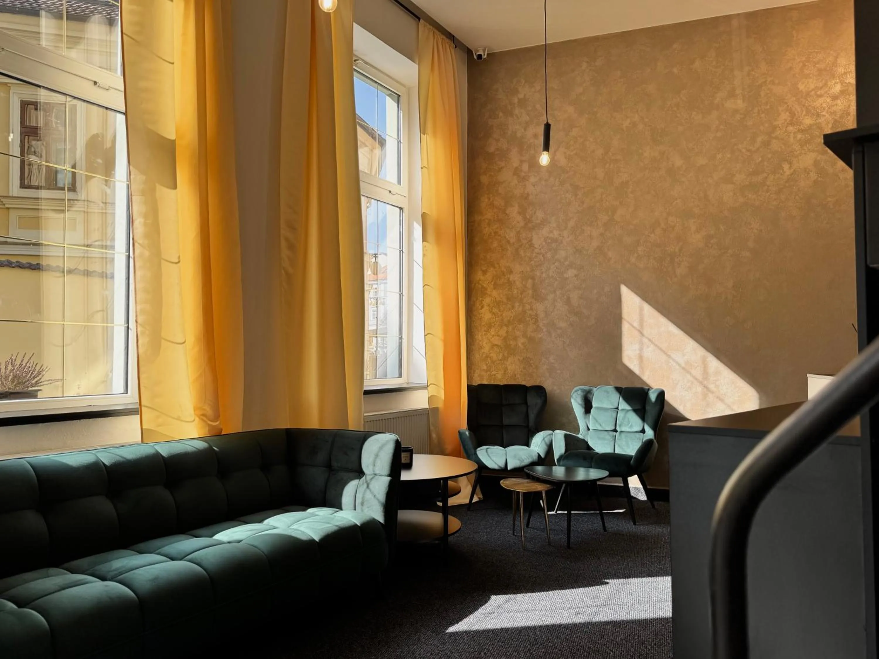 Lobby or reception in Hotel U Vlašského Dvora