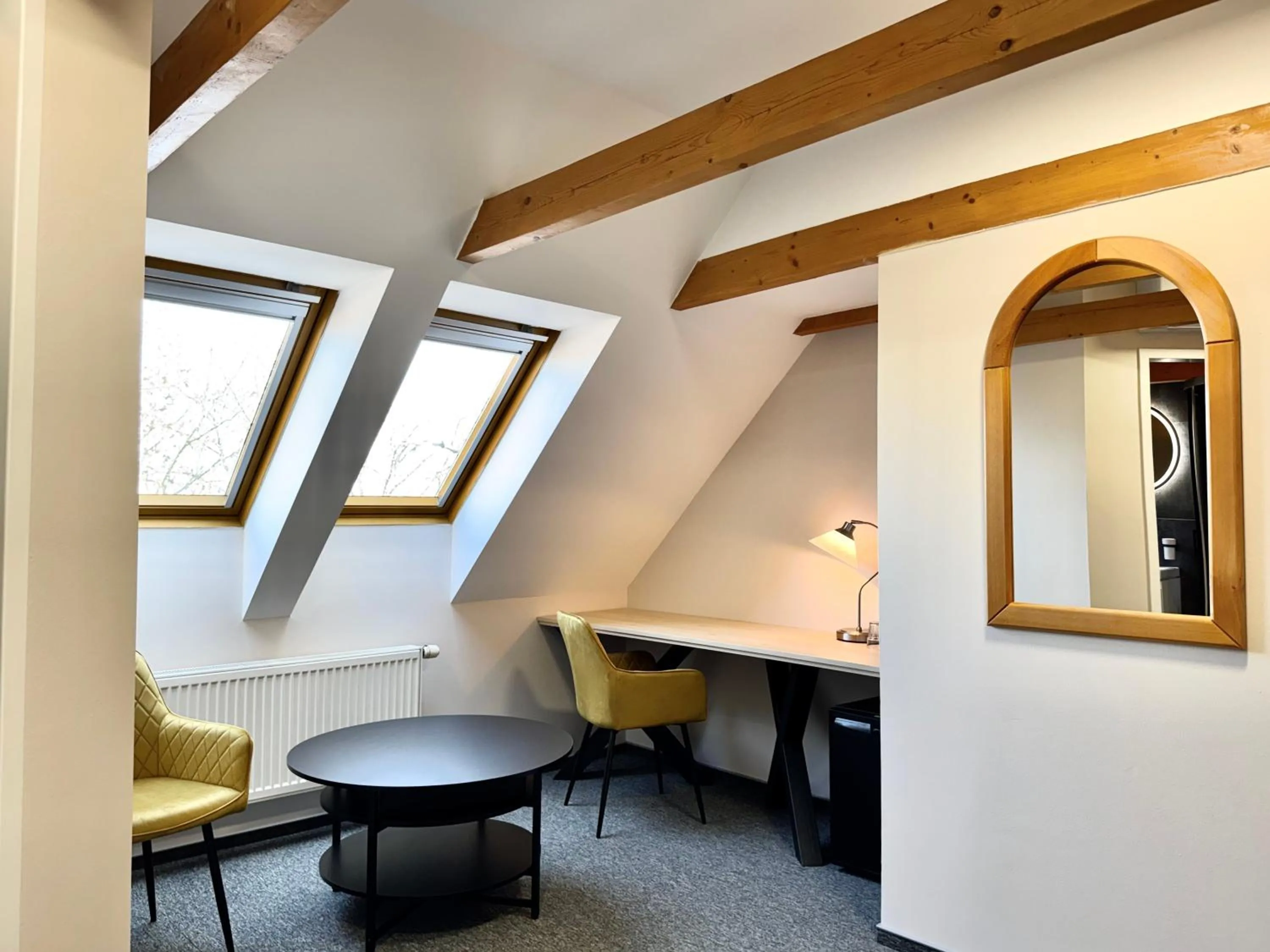 Seating area in Hotel U Vlašského Dvora