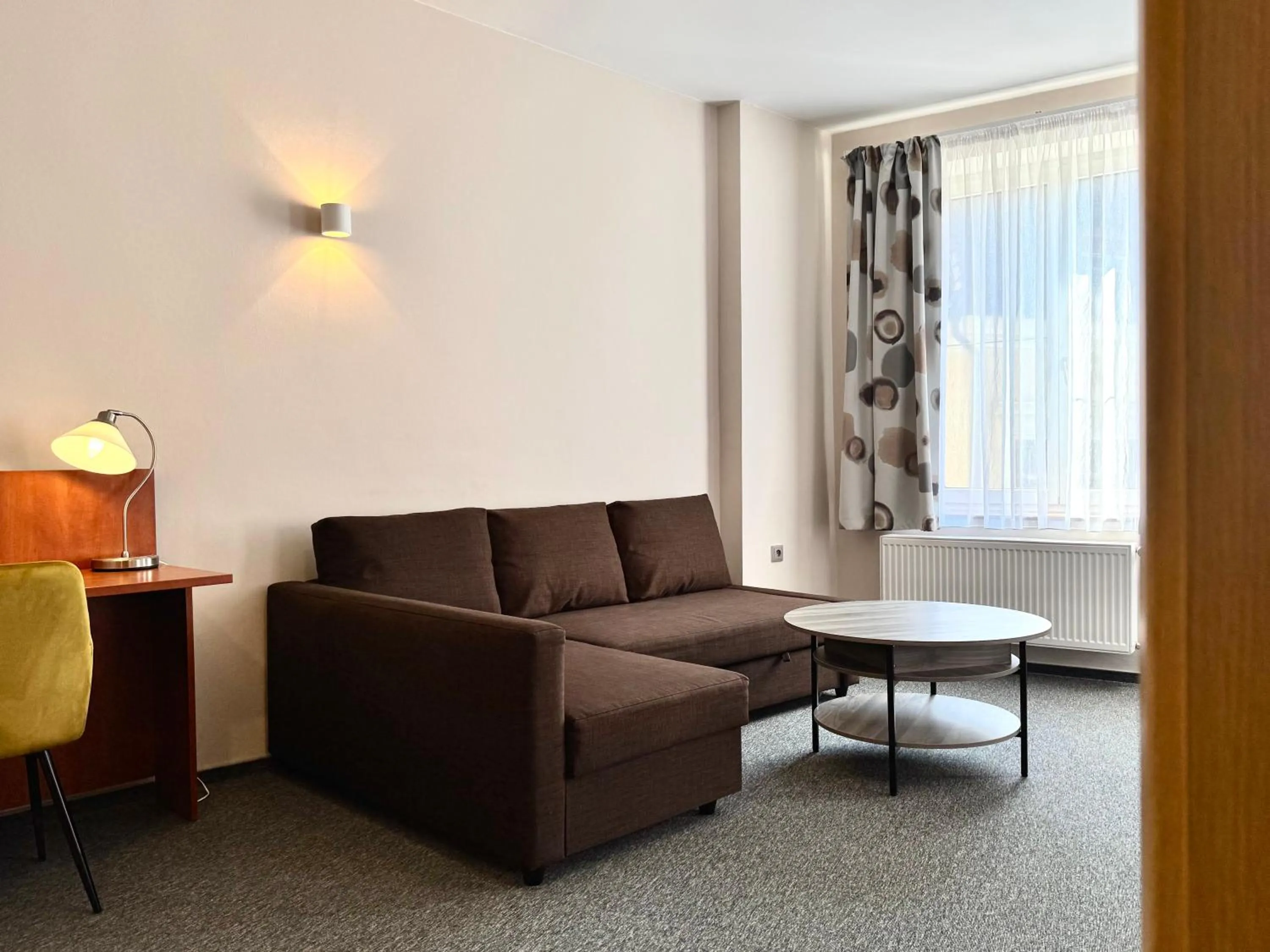 Seating area in Hotel U Vlašského Dvora